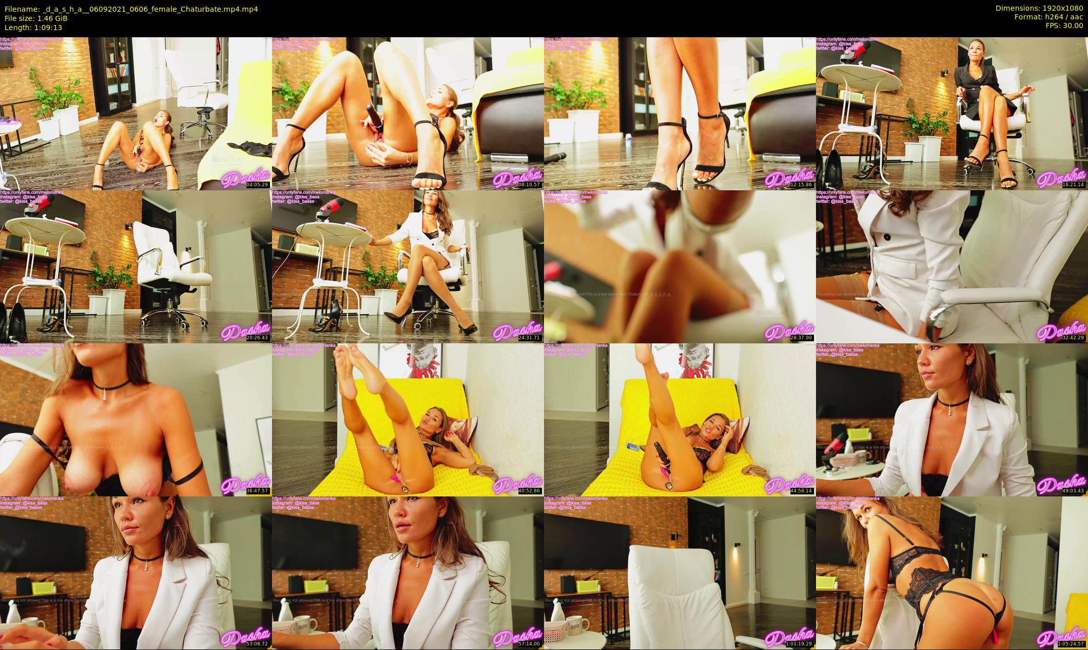 _d_a_s_h_a_ — 70 minute Chaturbate Female stripcam recording, 1080p, Sep 6, 2021