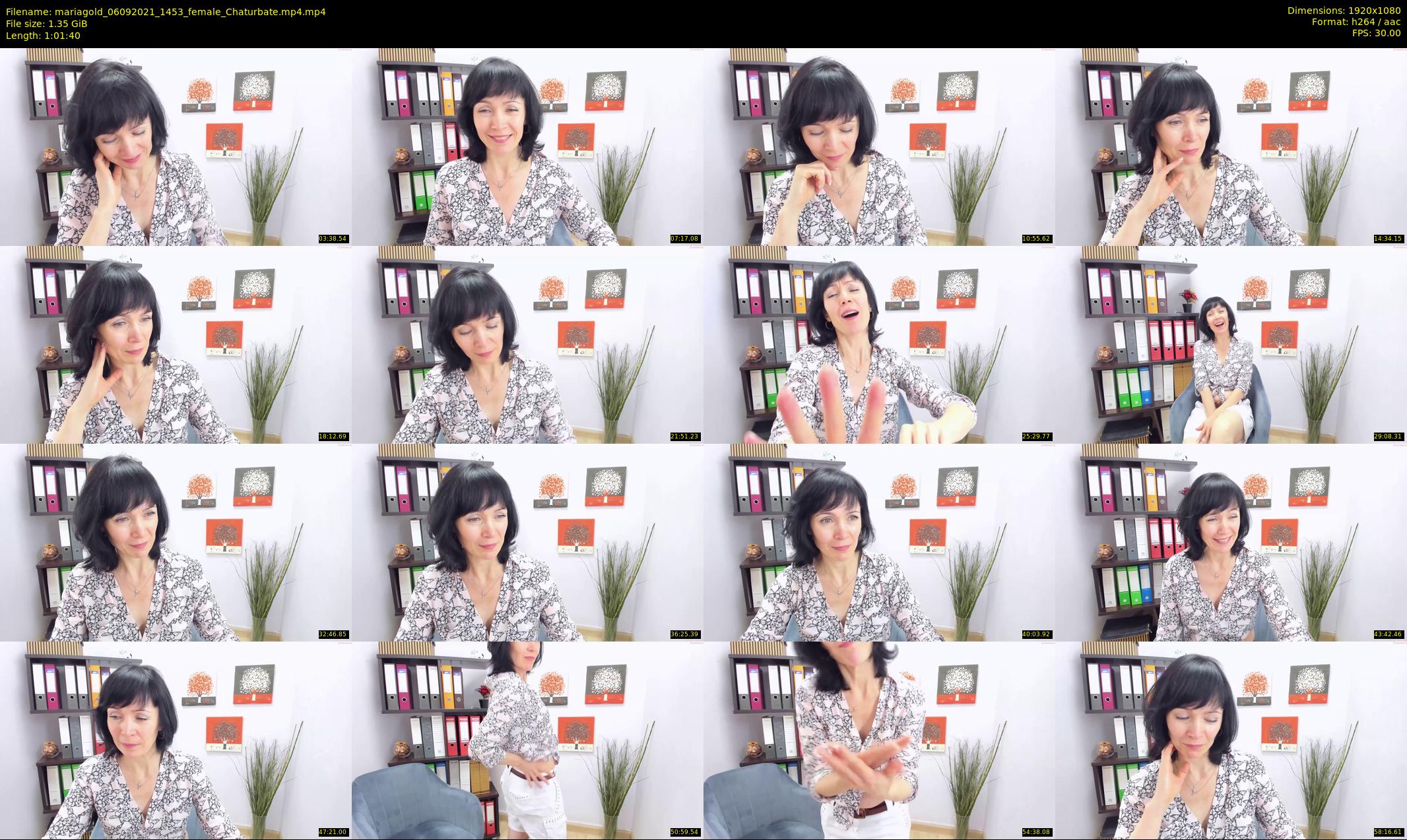 mariagold — 62 minute Chaturbate Female stripcam recording, 1080p, Sep 6, 2021