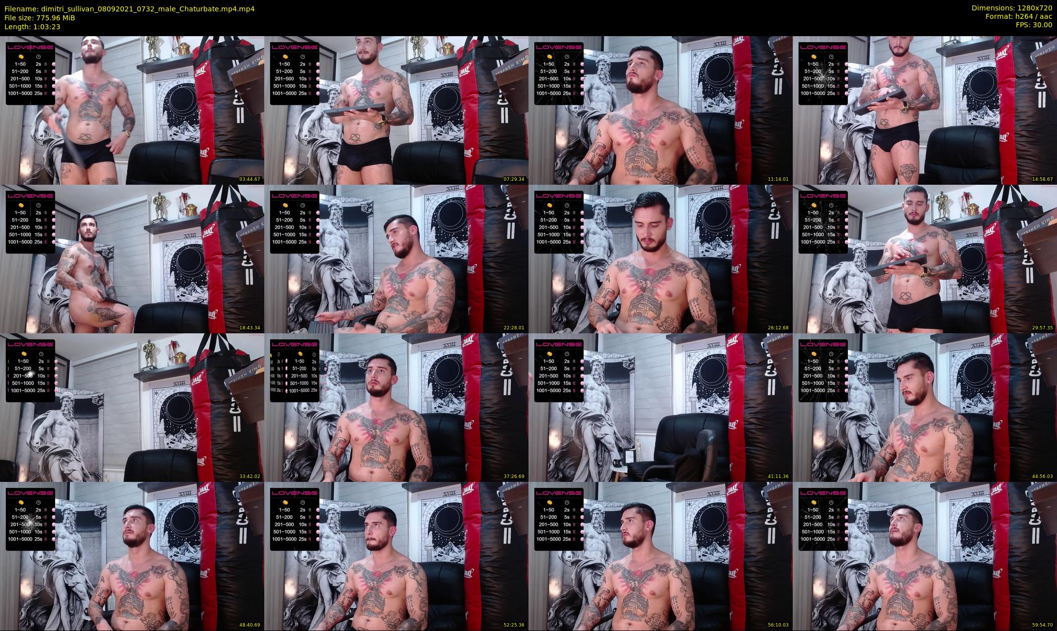 dimitri_sullivan — 64 minute Chaturbate Male stripcam recording, 720p, Sep 8, 2021