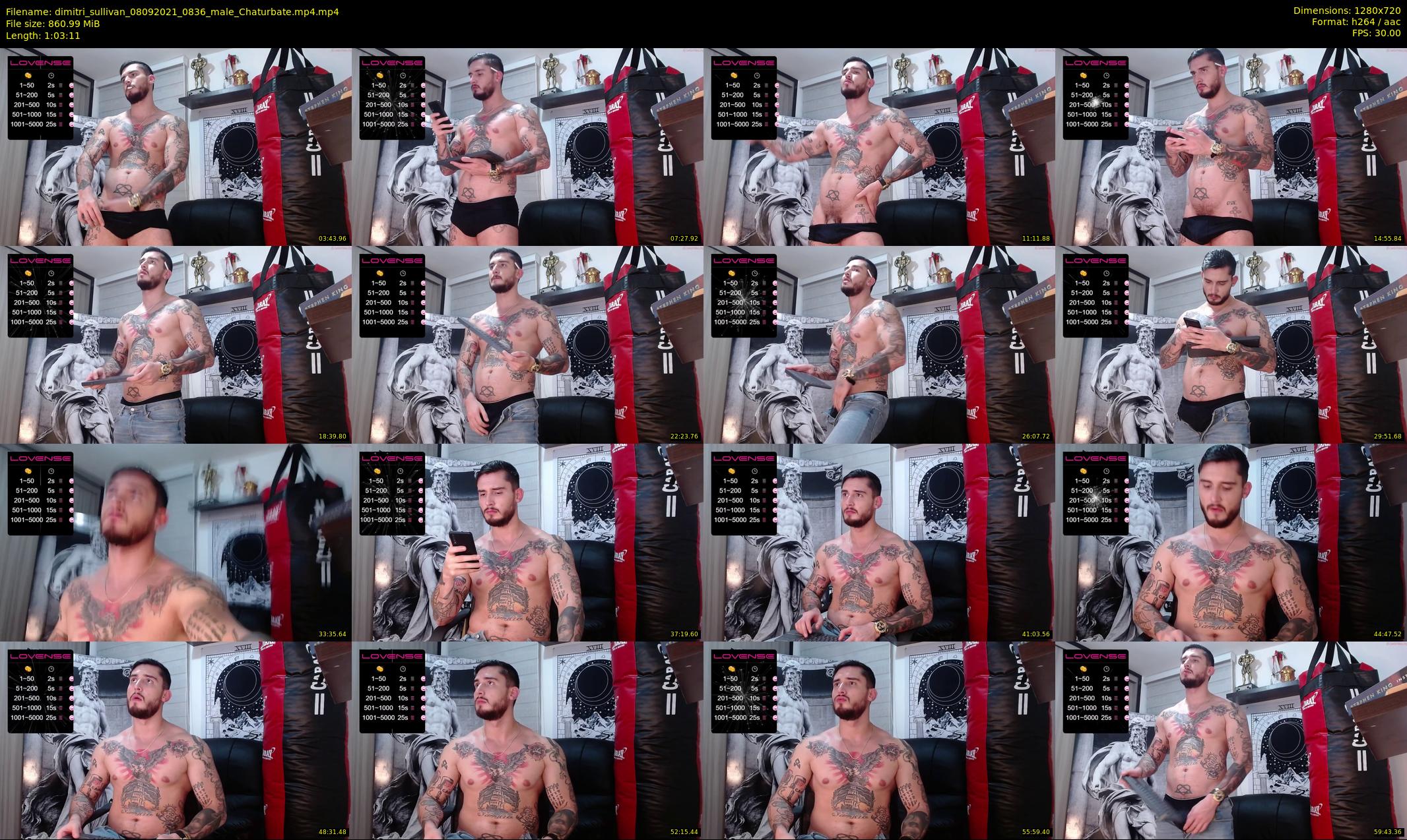 dimitri_sullivan — 64 minute Chaturbate Male stripcam recording, 720p, Sep 8, 2021