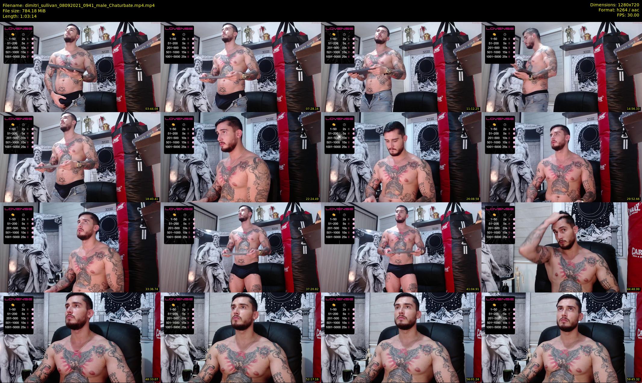 dimitri_sullivan — 64 minute Chaturbate Male stripcam recording, 720p, Sep 8, 2021