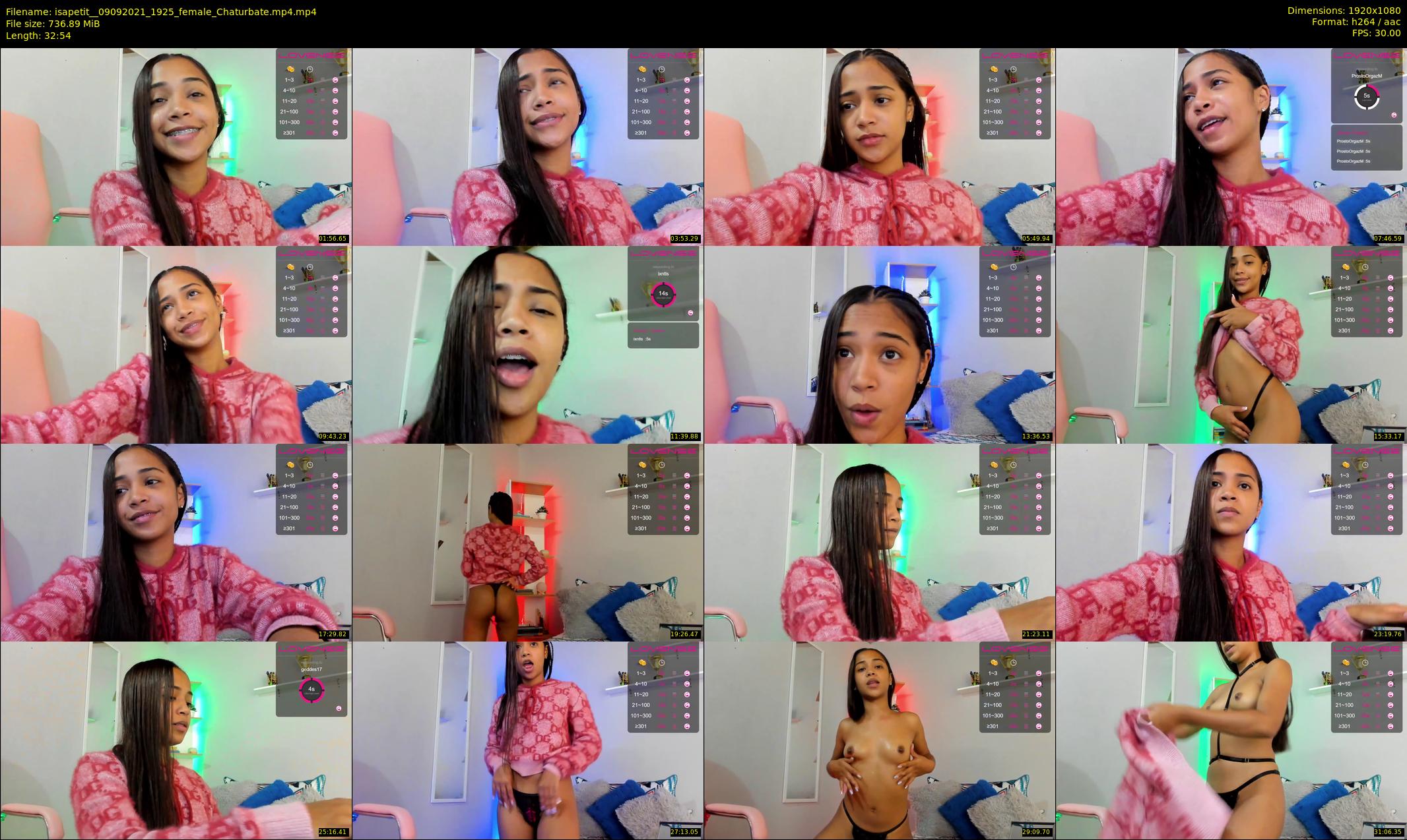 isapetit_ — 33 minute Chaturbate Female stripcam recording, 1080p, Sep 9, 2021