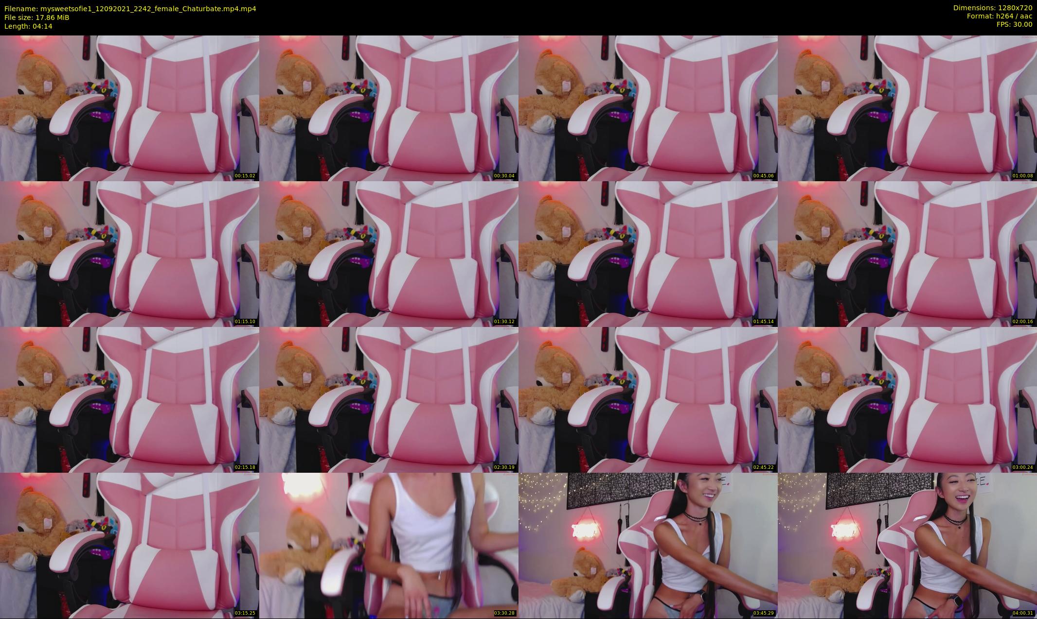 mysweetsofie1 — 5 minute Chaturbate Female stripcam recording, 720p, Sep 12, 2021