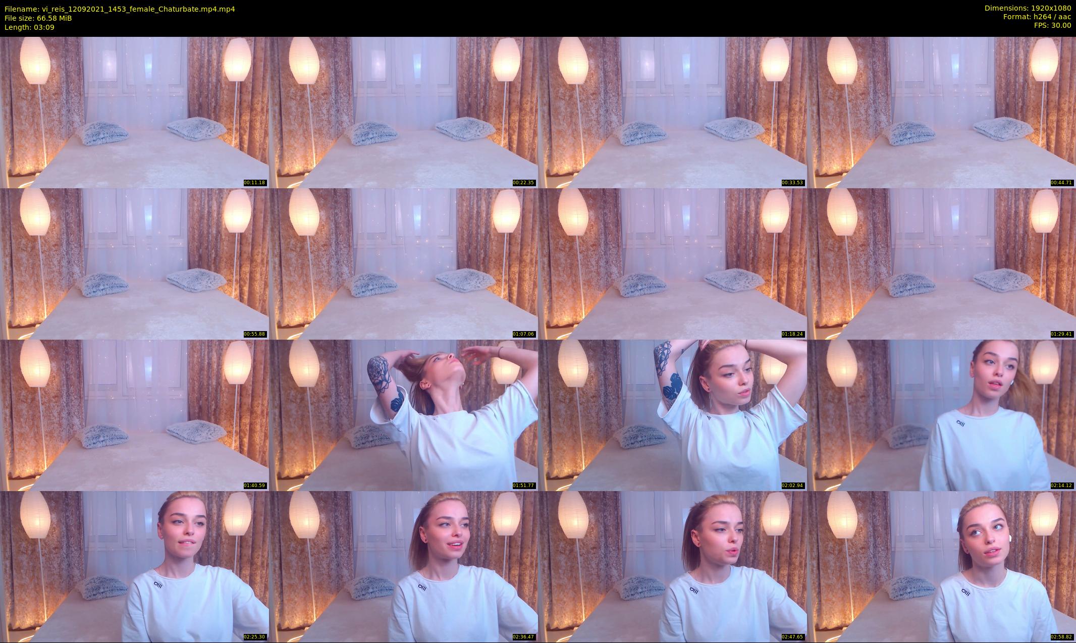 vi_reis — 4 minute Chaturbate Female stripcam recording, 1080p, Sep 12, 2021