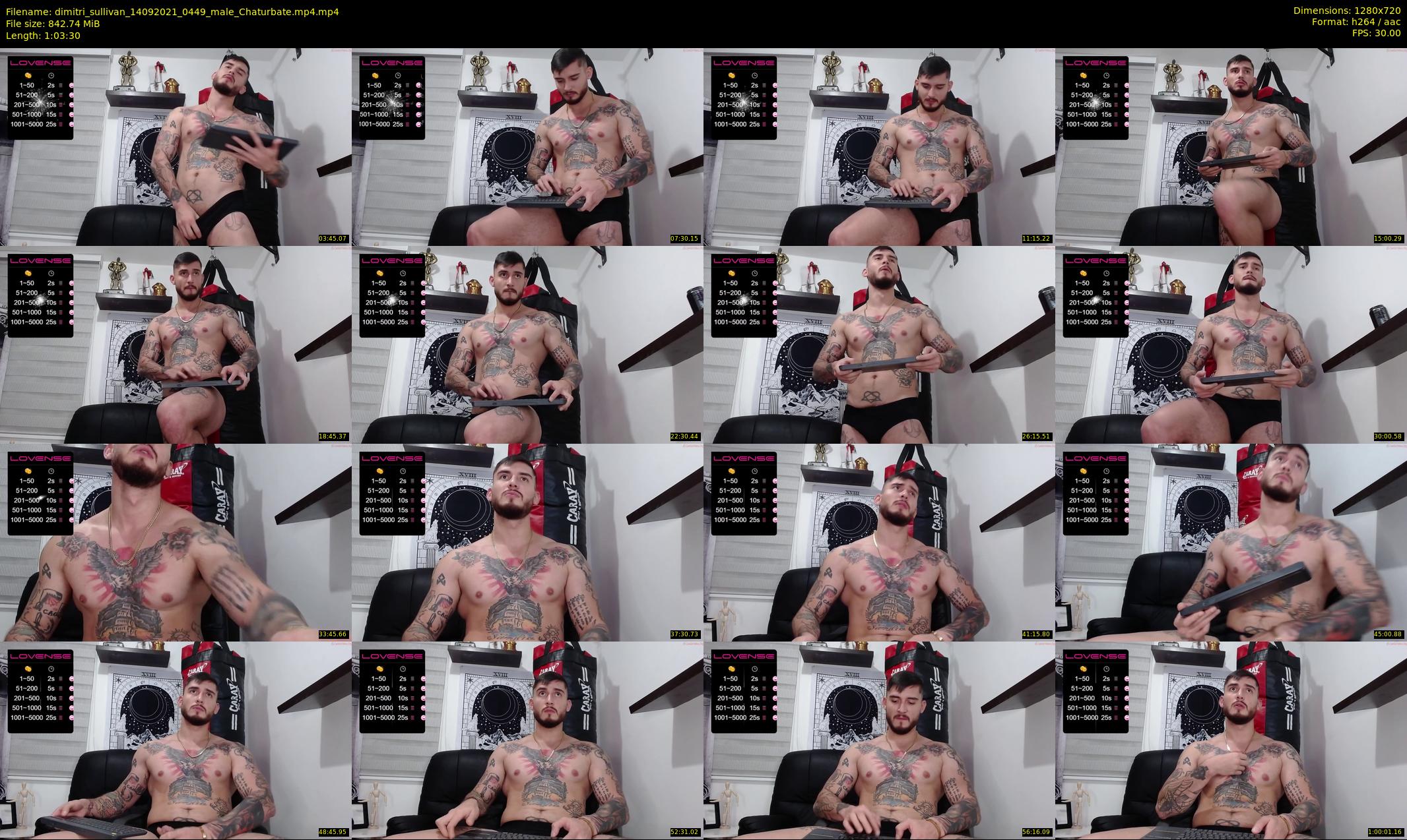 dimitri_sullivan — 64 minute Chaturbate Male stripcam recording, 720p, Sep 14, 2021