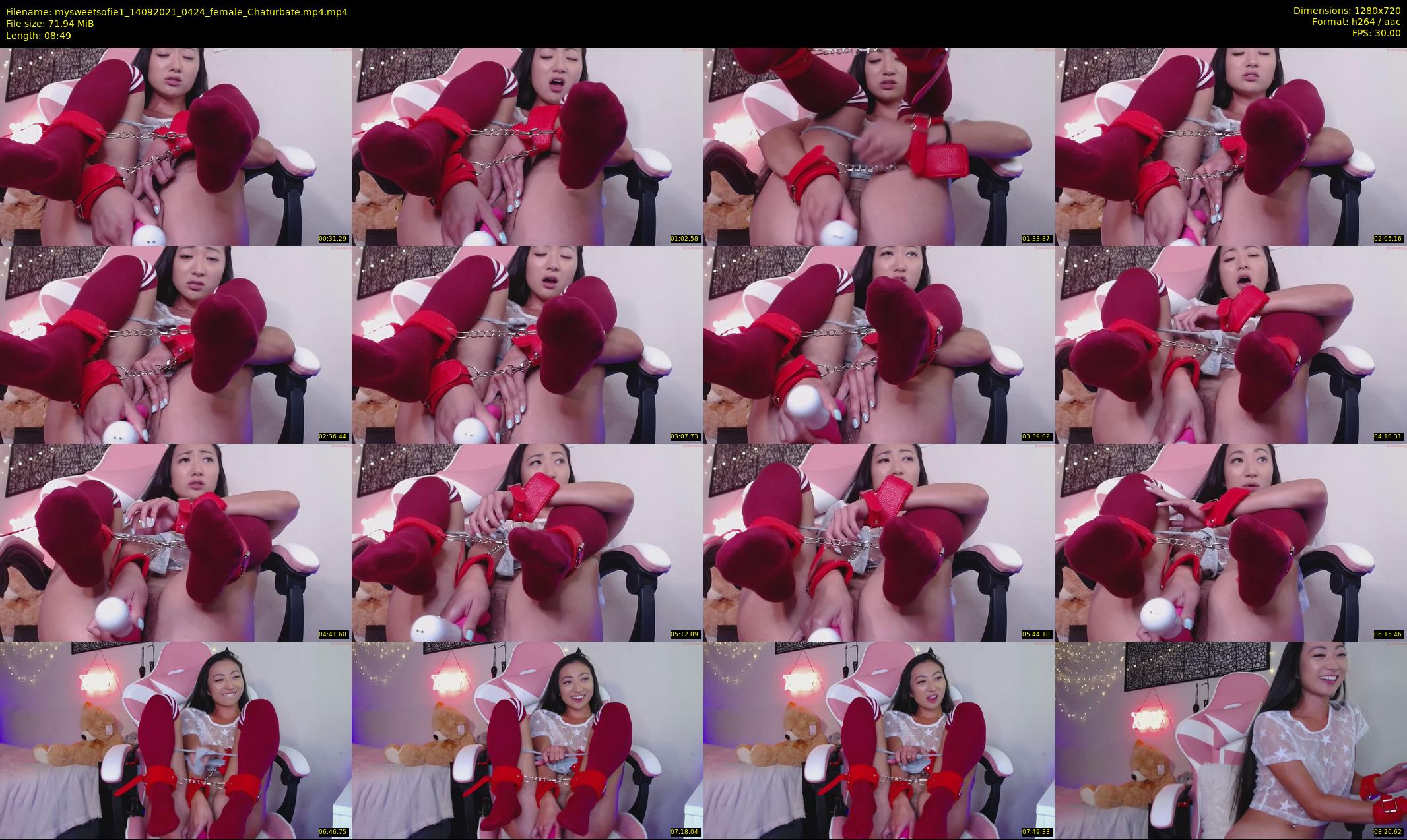 mysweetsofie1 — 9 minute Chaturbate Female stripcam recording, 720p, Sep 14, 2021
