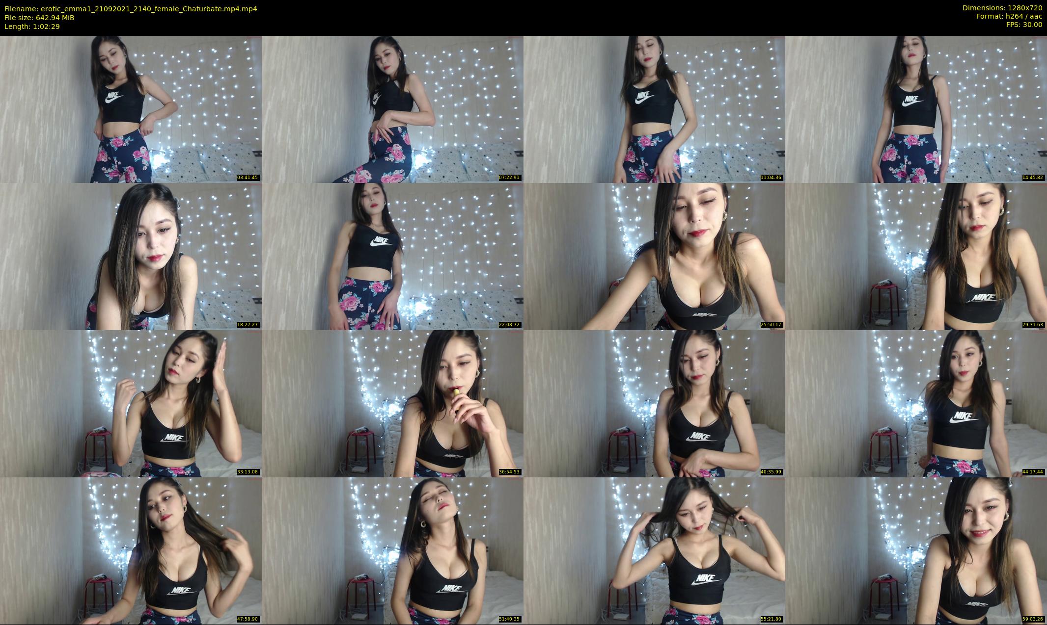 erotic_emma1 — 63 minute Chaturbate Female stripcam recording, 720p, Sep 21, 2021