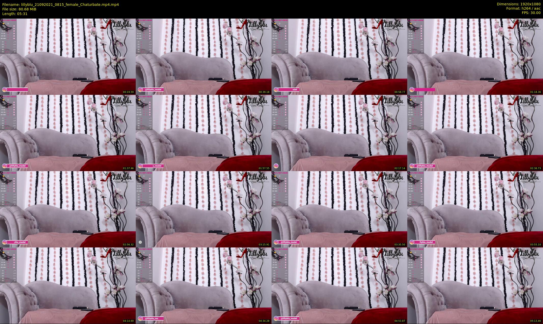 lillyblu — 6 minute Chaturbate Female stripcam recording, 1080p, Sep 21, 2021