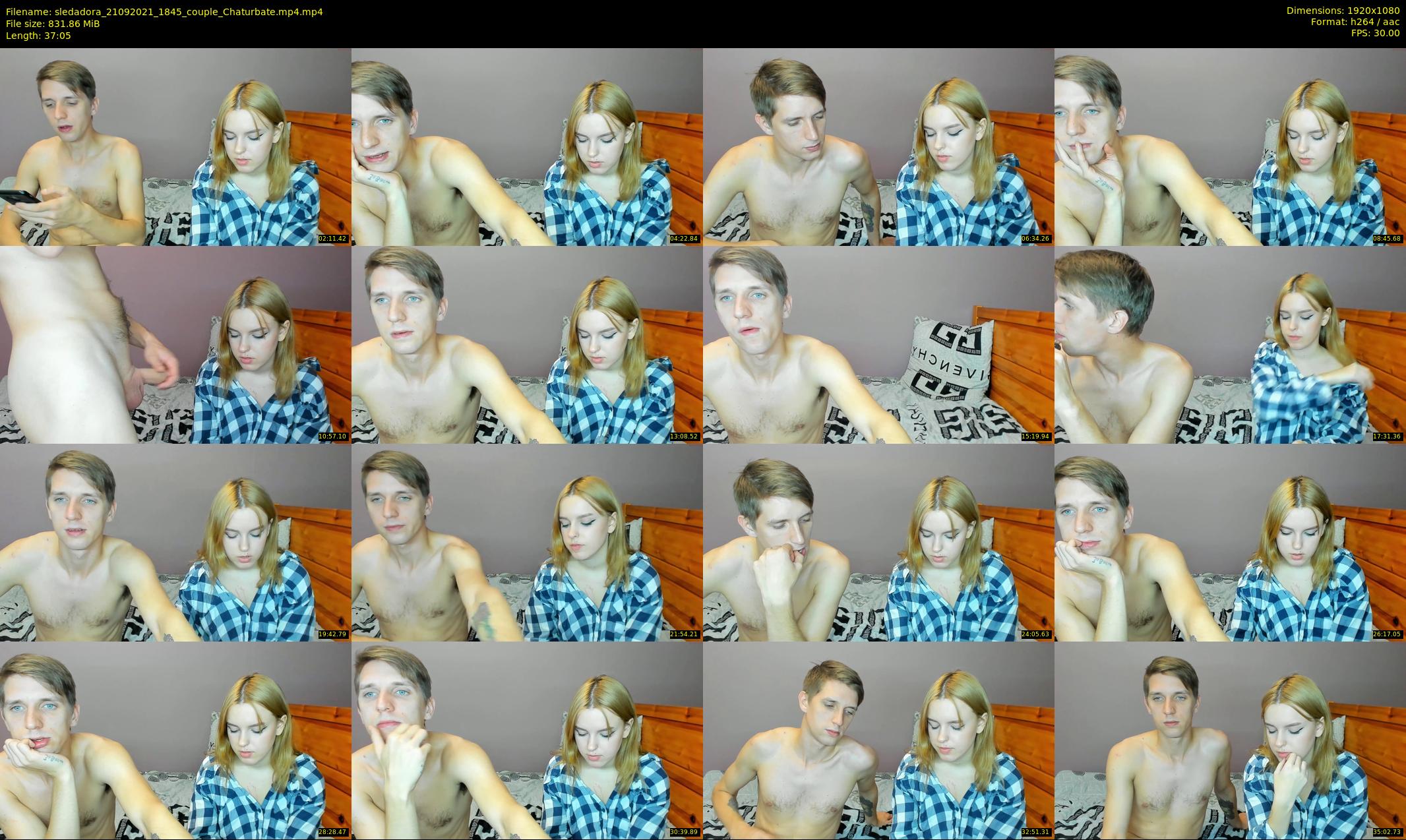 sledadora — 38 minute Chaturbate Couple stripcam recording, 1080p, Sep 21, 2021
