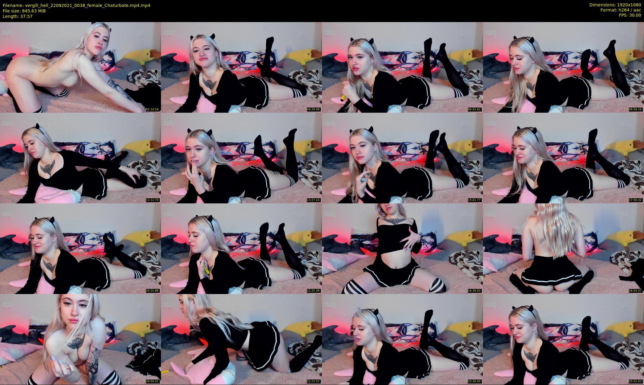 vergill_hell — 38 minute Chaturbate Female stripcam recording, 1080p, Sep 22, 2021