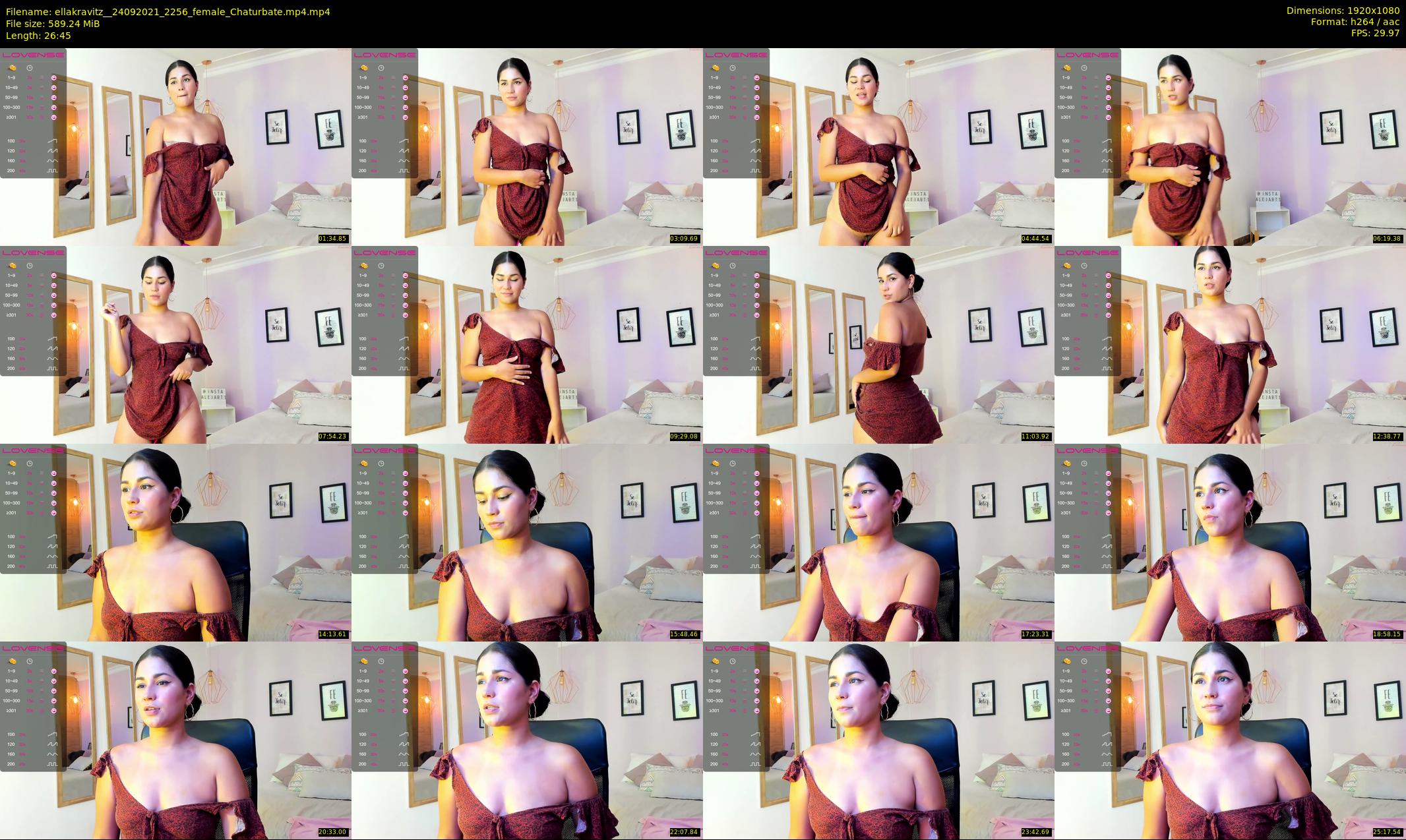 ellakravitz_ — 27 minute Chaturbate Female stripcam recording, 1080p, Sep 24, 2021