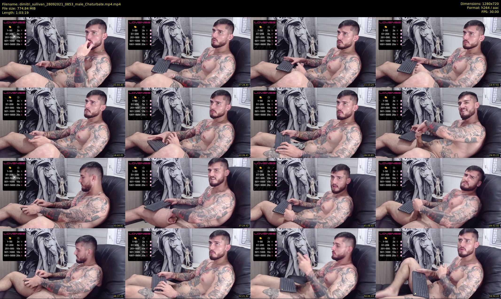 dimitri_sullivan — 64 minute Chaturbate Male stripcam recording, 720p, Sep 28, 2021