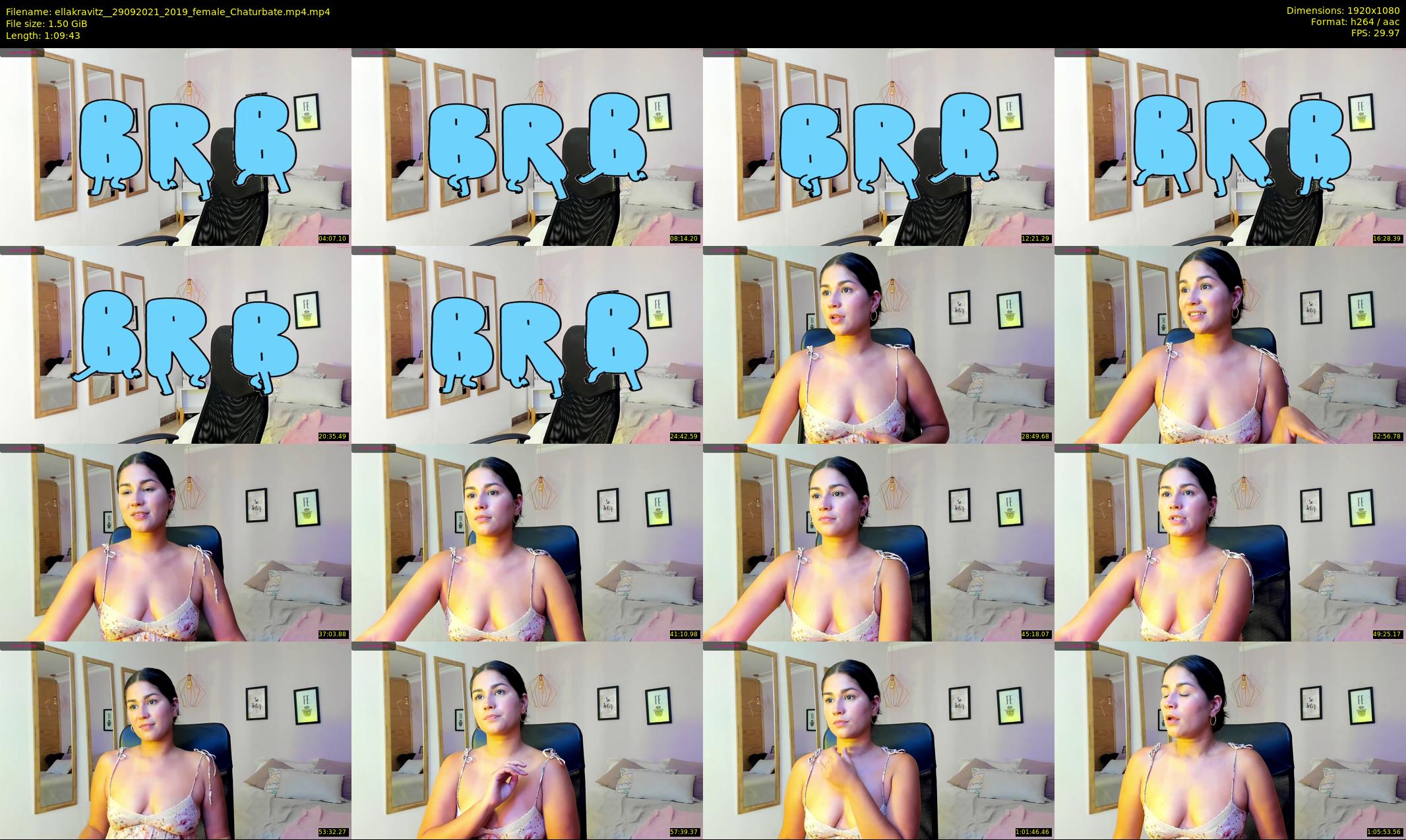 ellakravitz_ — 70 minute Chaturbate Female stripcam recording, 1080p, Sep 29, 2021