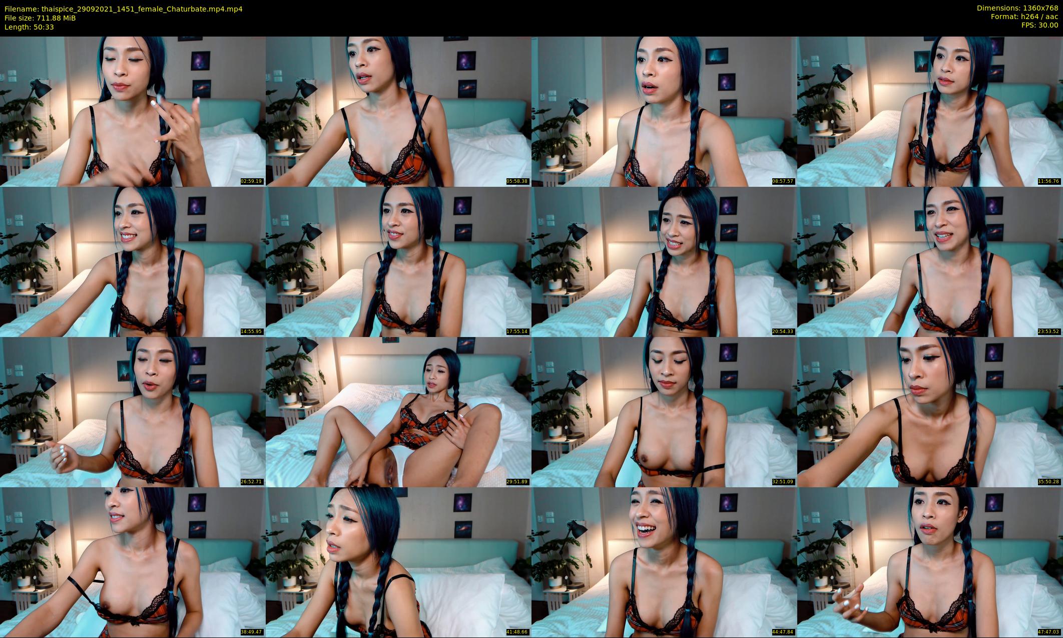 thaispice — 51 minute Chaturbate Female stripcam recording, 720p, Sep 29, 2021