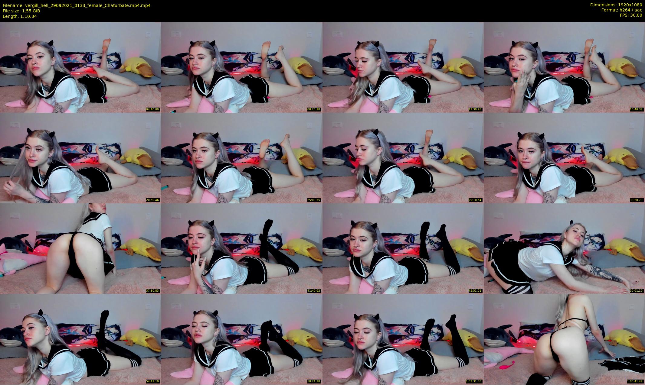 vergill_hell — 71 minute Chaturbate Female stripcam recording, 1080p, Sep 29, 2021