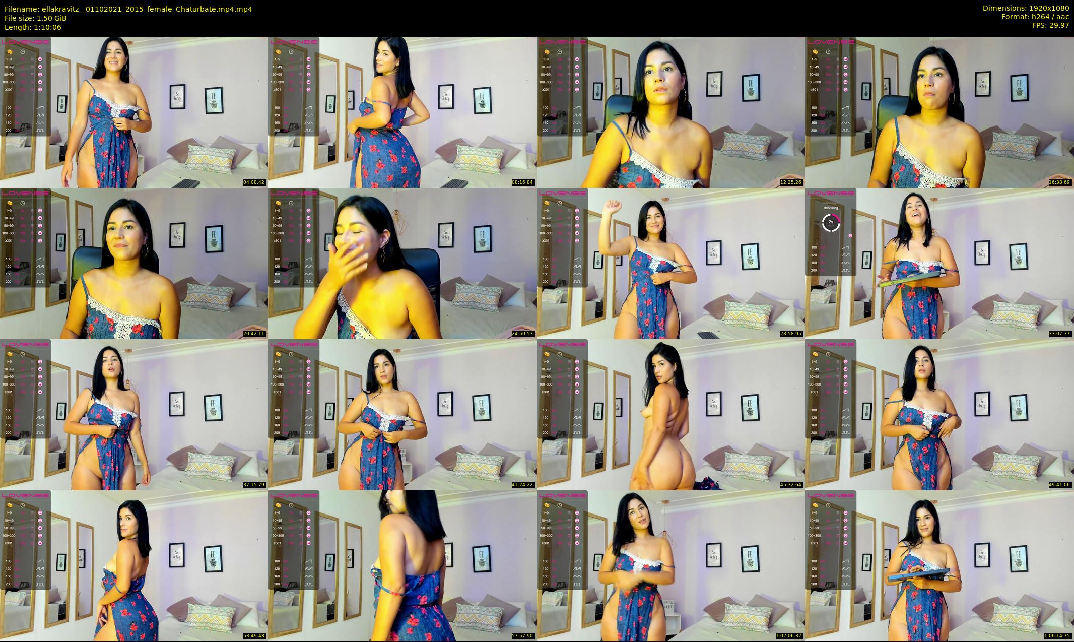 ellakravitz_ — 71 minute Chaturbate Female stripcam recording, 1080p, Oct 1, 2021