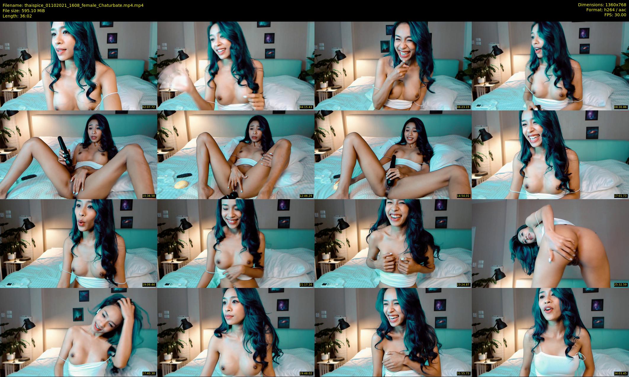thaispice — 37 minute Chaturbate Female stripcam recording, 720p, Oct 1, 2021