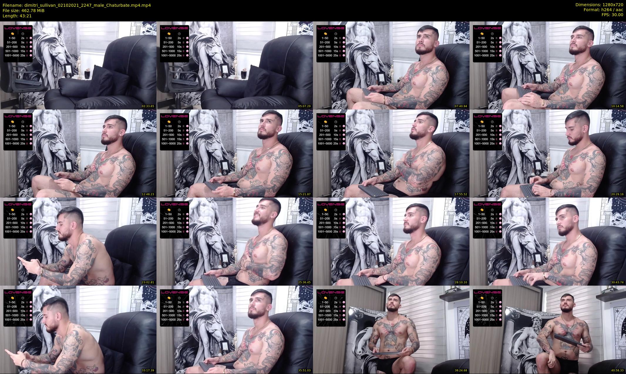 dimitri_sullivan — 44 minute Chaturbate Male stripcam recording, 720p, Oct 2, 2021