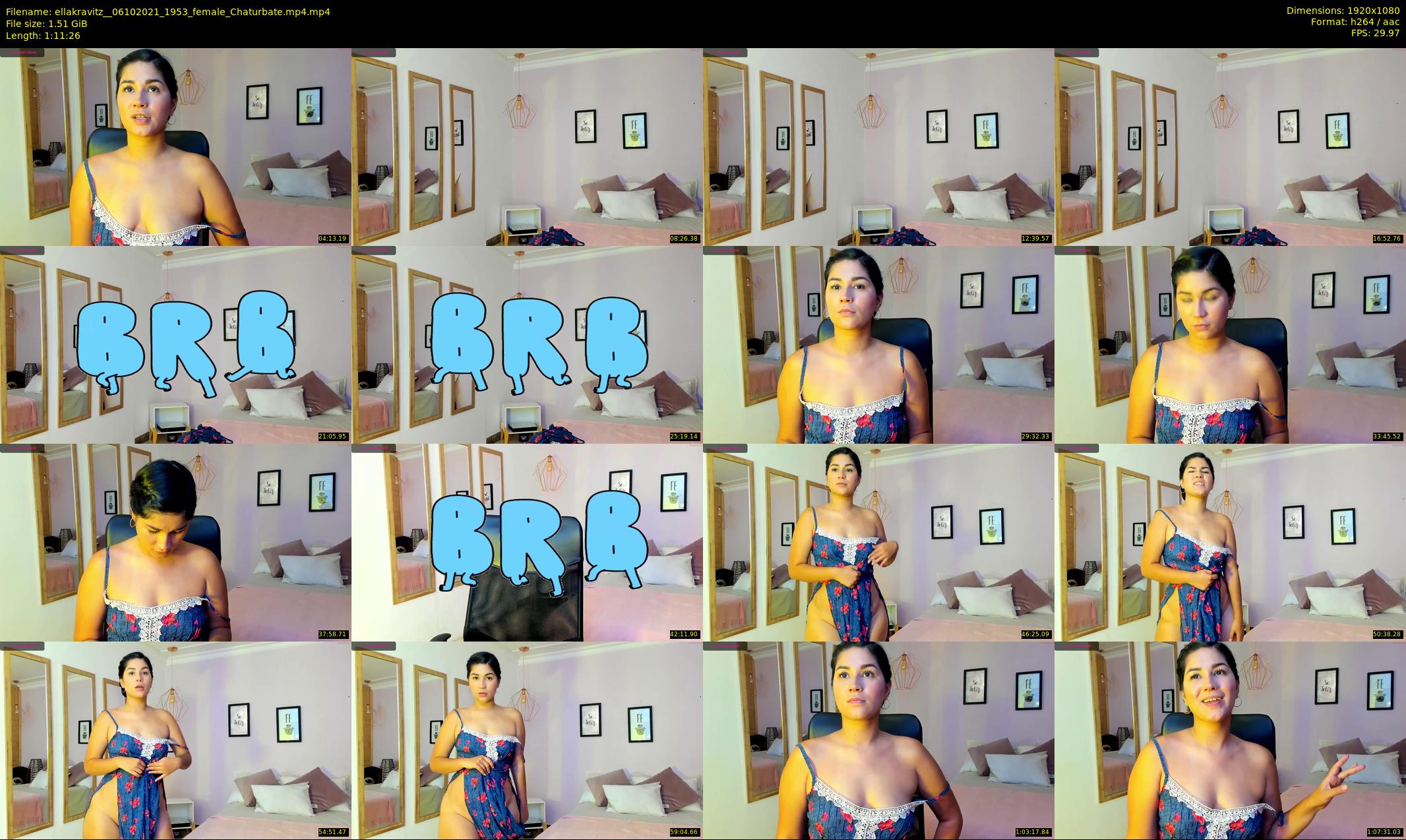 ellakravitz_ — 72 minute Chaturbate Female stripcam recording, 1080p, Oct 6, 2021