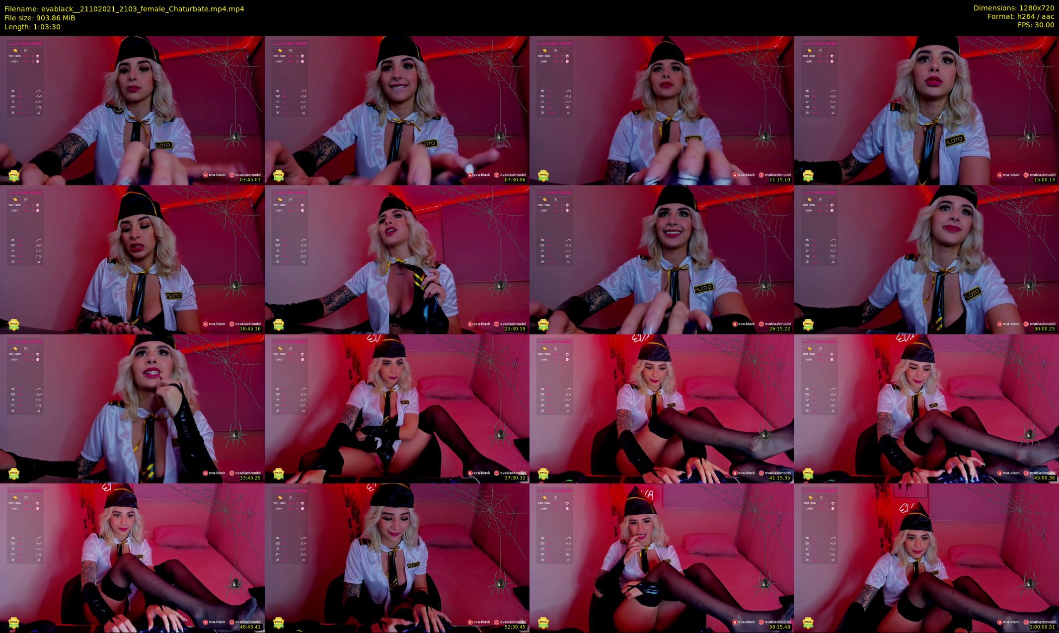evablack_ — 64 minute Chaturbate Female stripcam recording, 720p, Oct 21, 2021