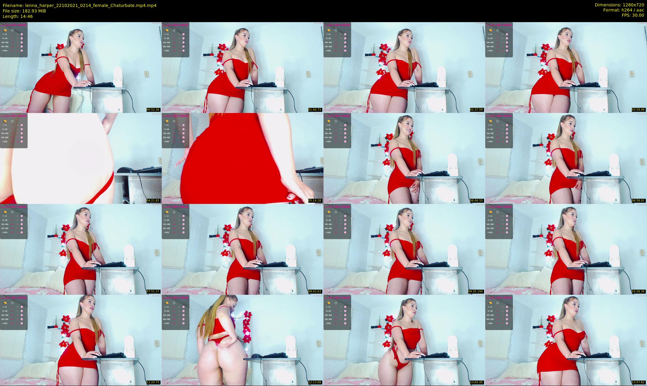 lenna_harper — 15 minute Chaturbate Female stripcam recording, 720p, Oct 22, 2021