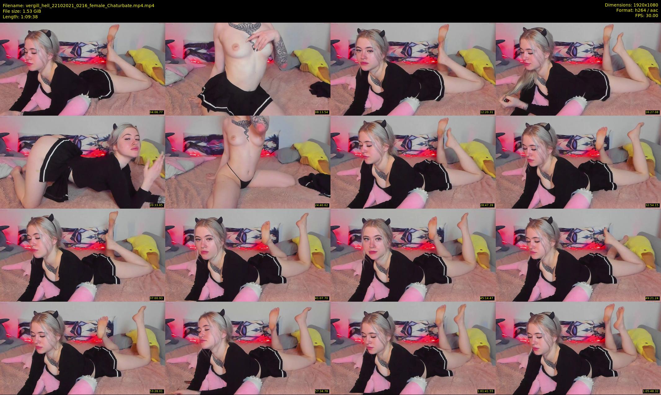vergill_hell — 70 minute Chaturbate Female stripcam recording, 1080p, Oct 22, 2021
