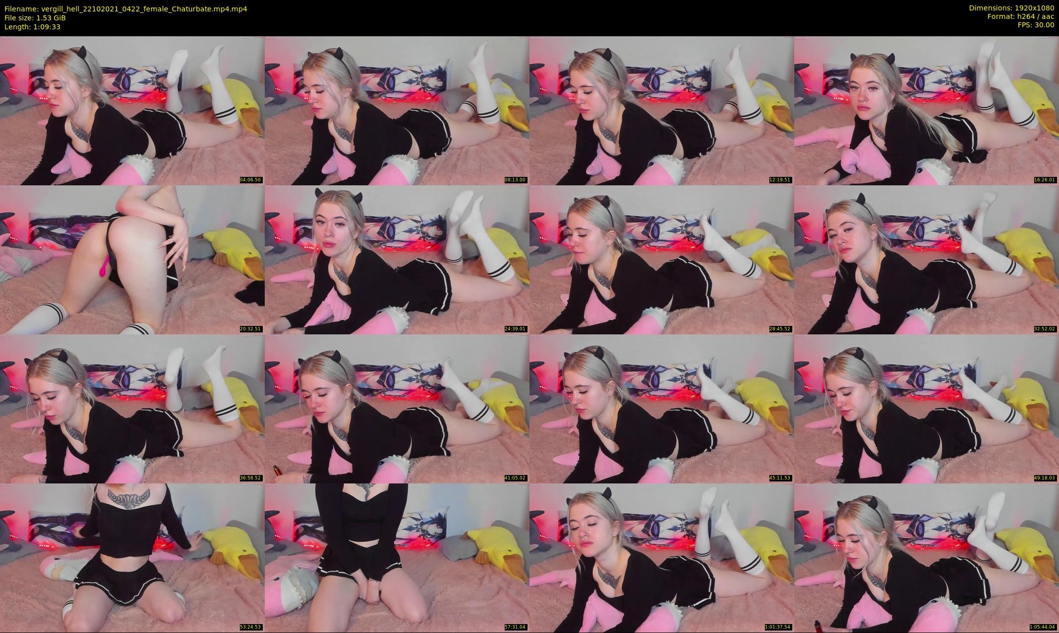 vergill_hell — 70 minute Chaturbate Female stripcam recording, 1080p, Oct 22, 2021