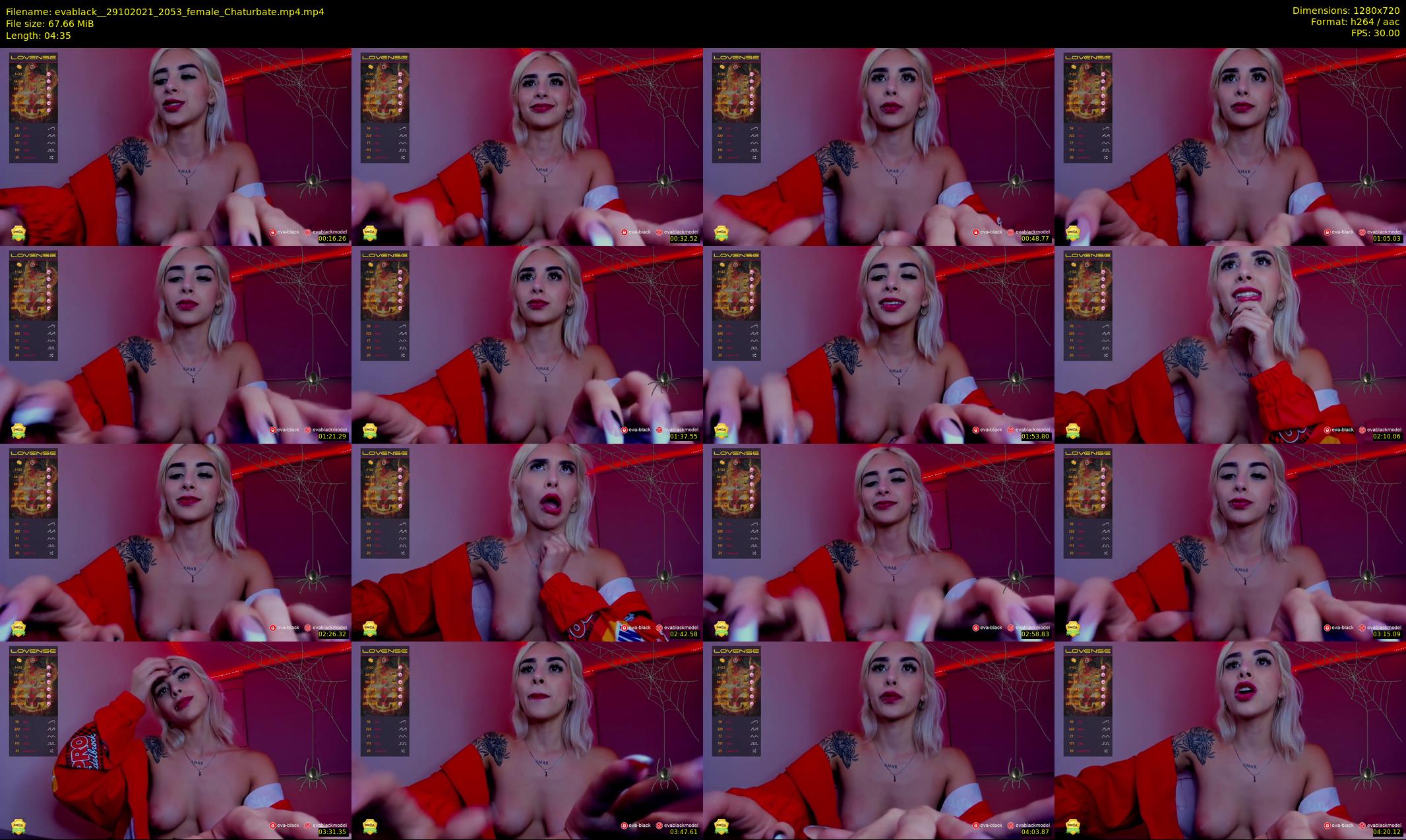 evablack_ — 5 minute Chaturbate Female stripcam recording, 720p, Oct 29, 2021