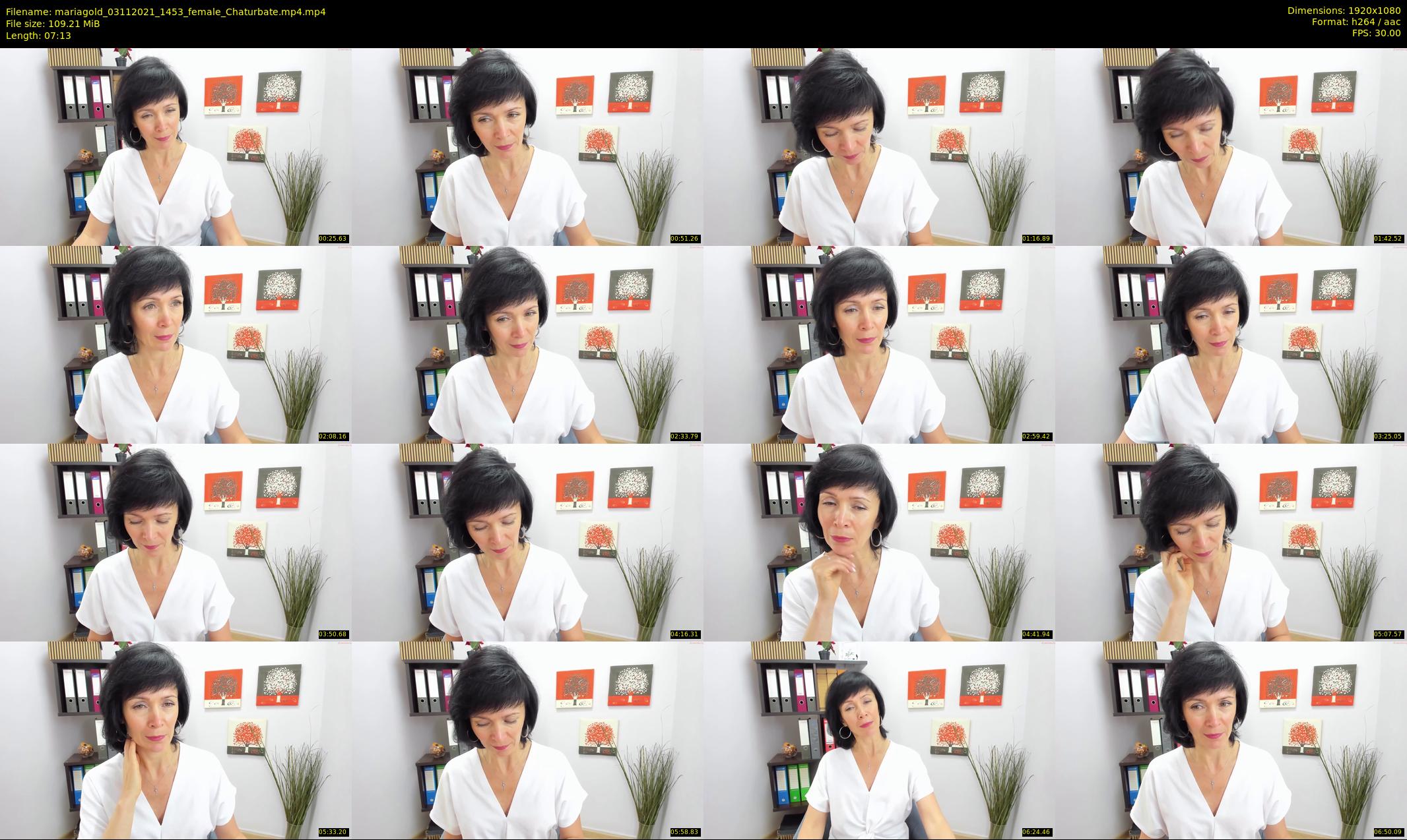 mariagold — 8 minute Chaturbate Female stripcam recording, 1080p, Nov 3, 2021