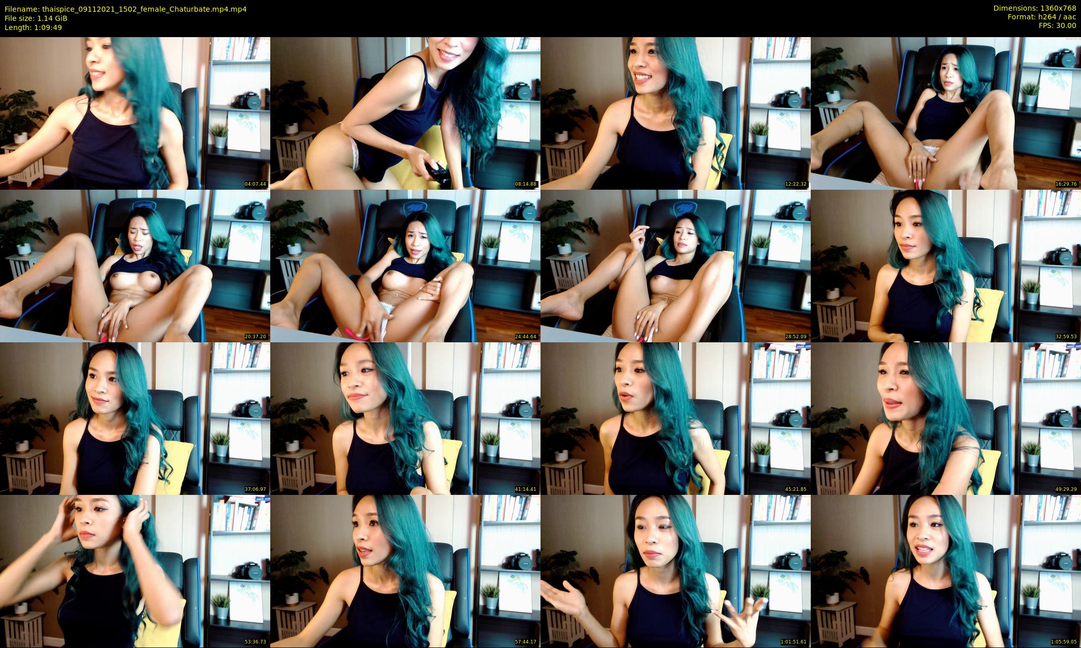 thaispice — 70 minute Chaturbate Female stripcam recording, 720p, Nov 9, 2021