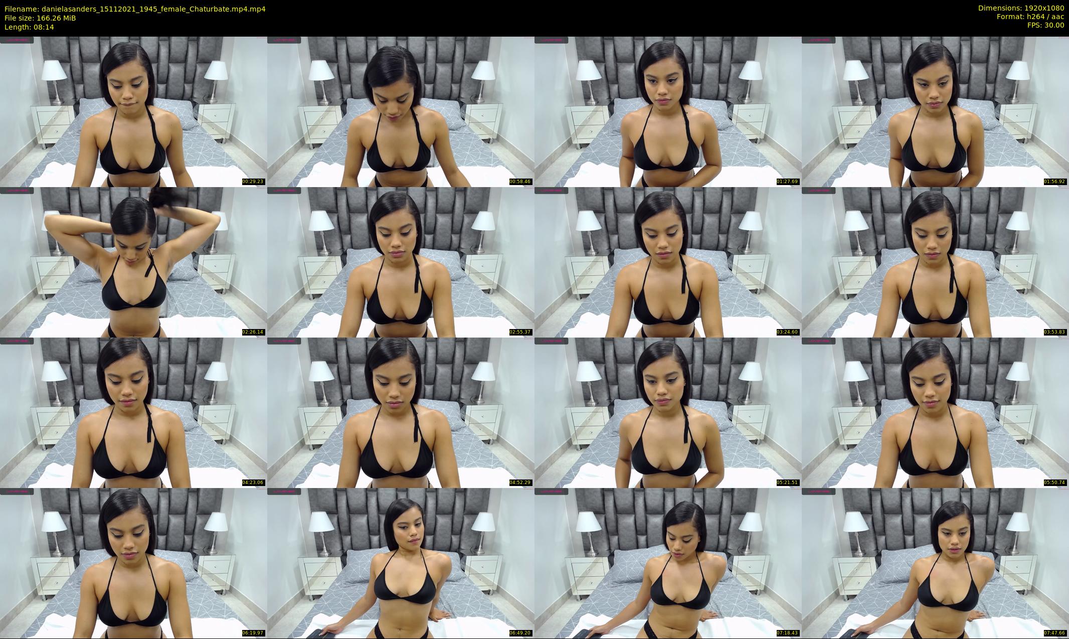 danielasanders — 9 minute Chaturbate Female stripcam recording, 1080p, Nov 15, 2021