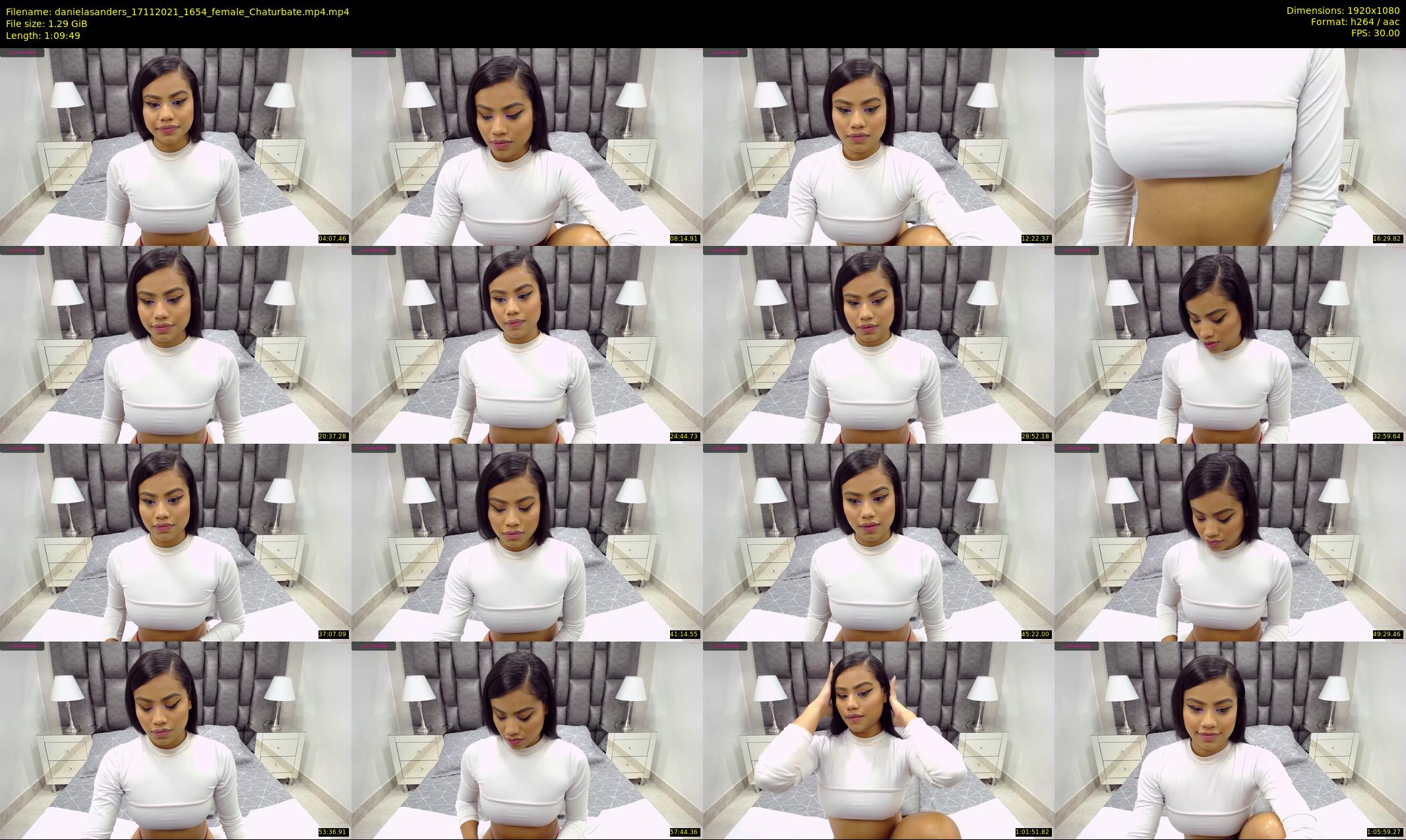 danielasanders — 70 minute Chaturbate Female stripcam recording, 1080p, Nov 17, 2021