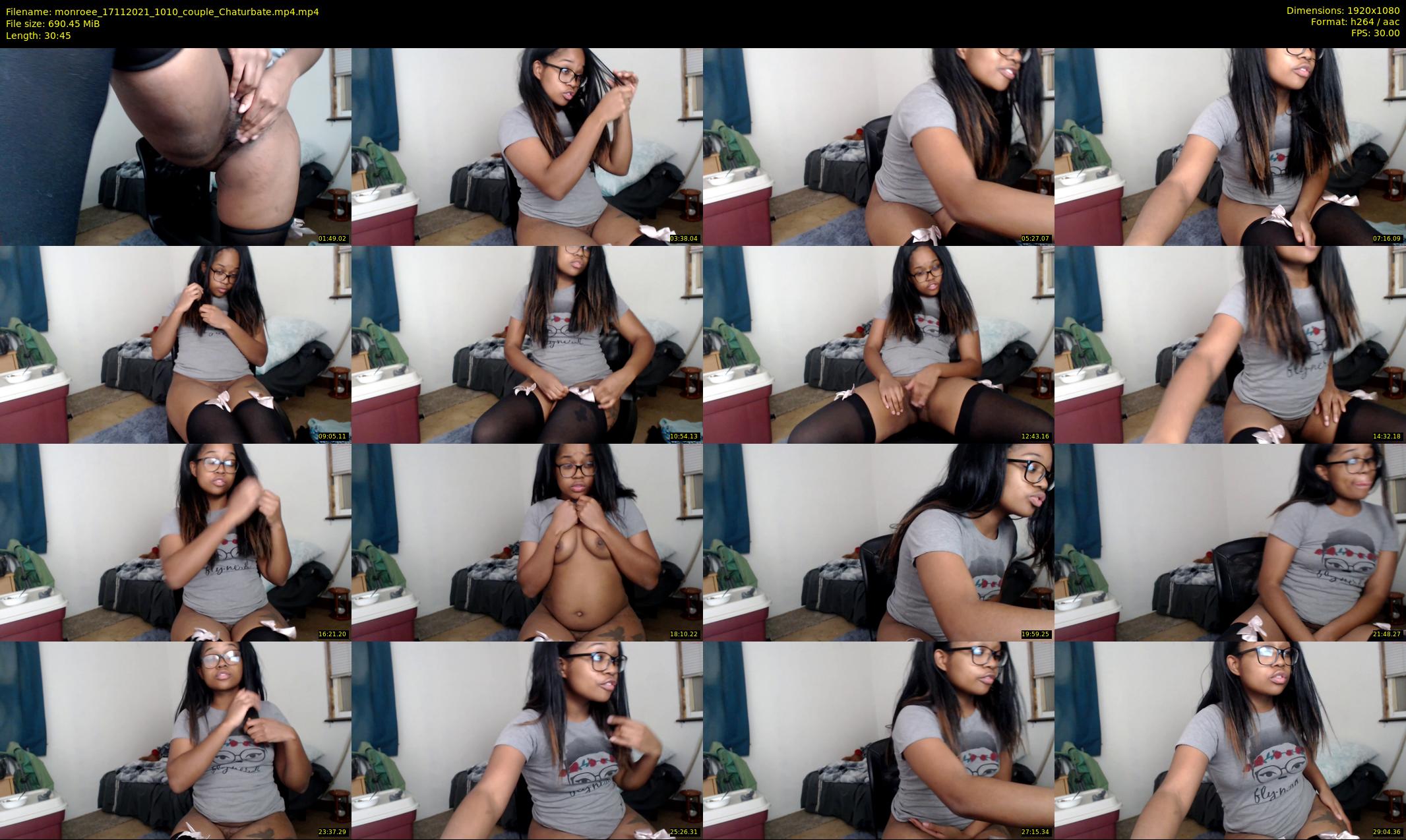 monroee — 31 minute Chaturbate Couple stripcam recording, 1080p, Nov 17, 2021