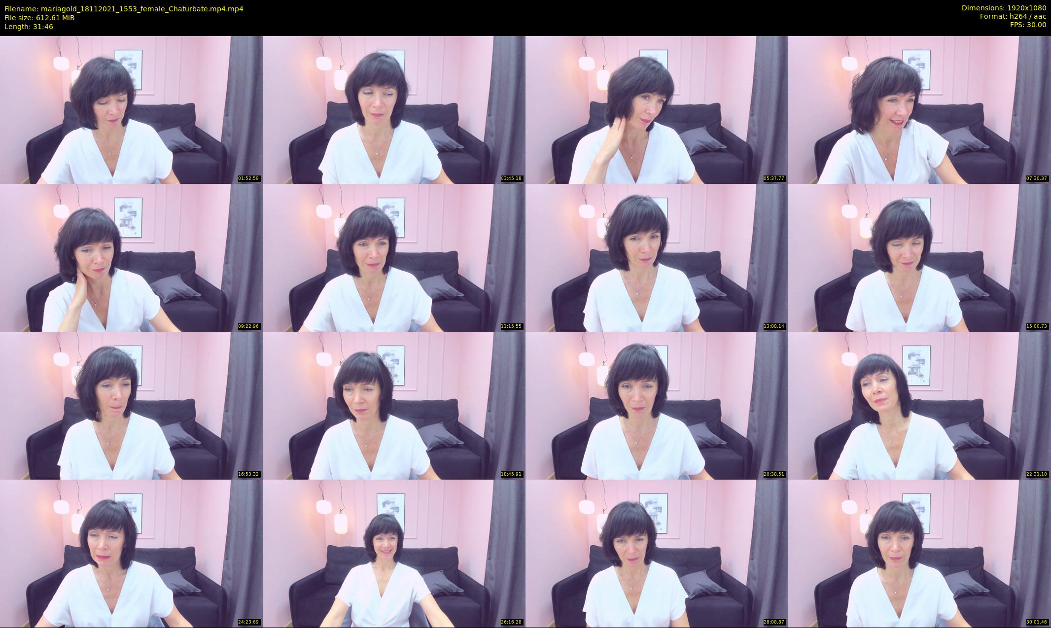 mariagold — 32 minute Chaturbate Female stripcam recording, 1080p, Nov 18, 2021