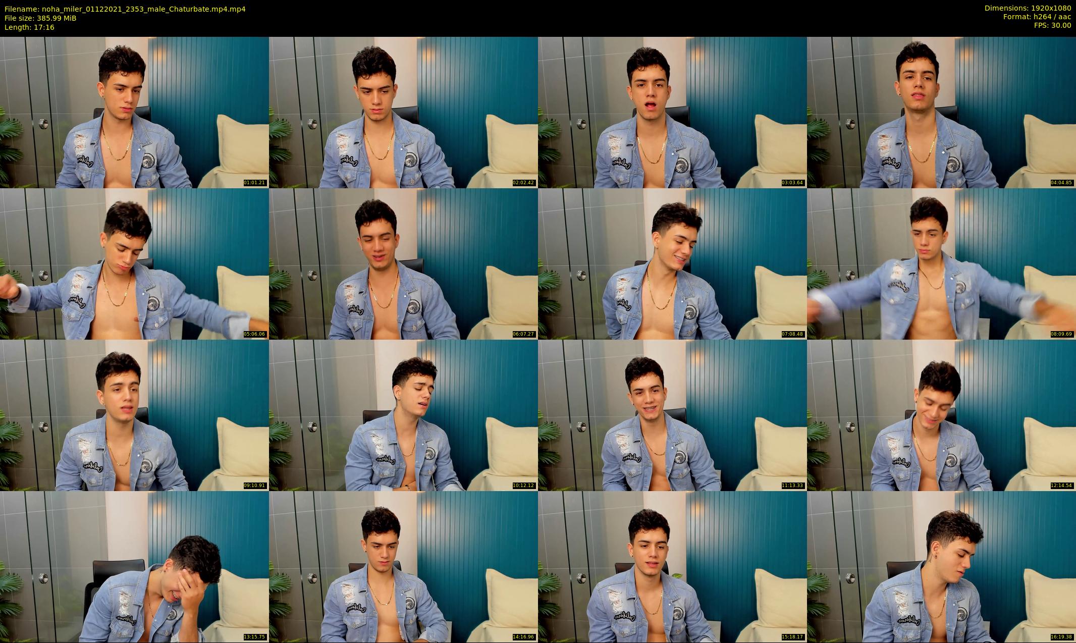 noha_miler — 18 minute Chaturbate Male stripcam recording, 1080p, Dec 1, 2021