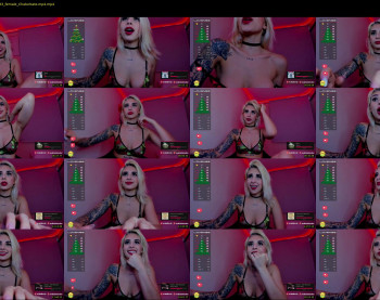 evablack_ — Chaturbate Female stripcam recording, Dec 6, 2021 18:33