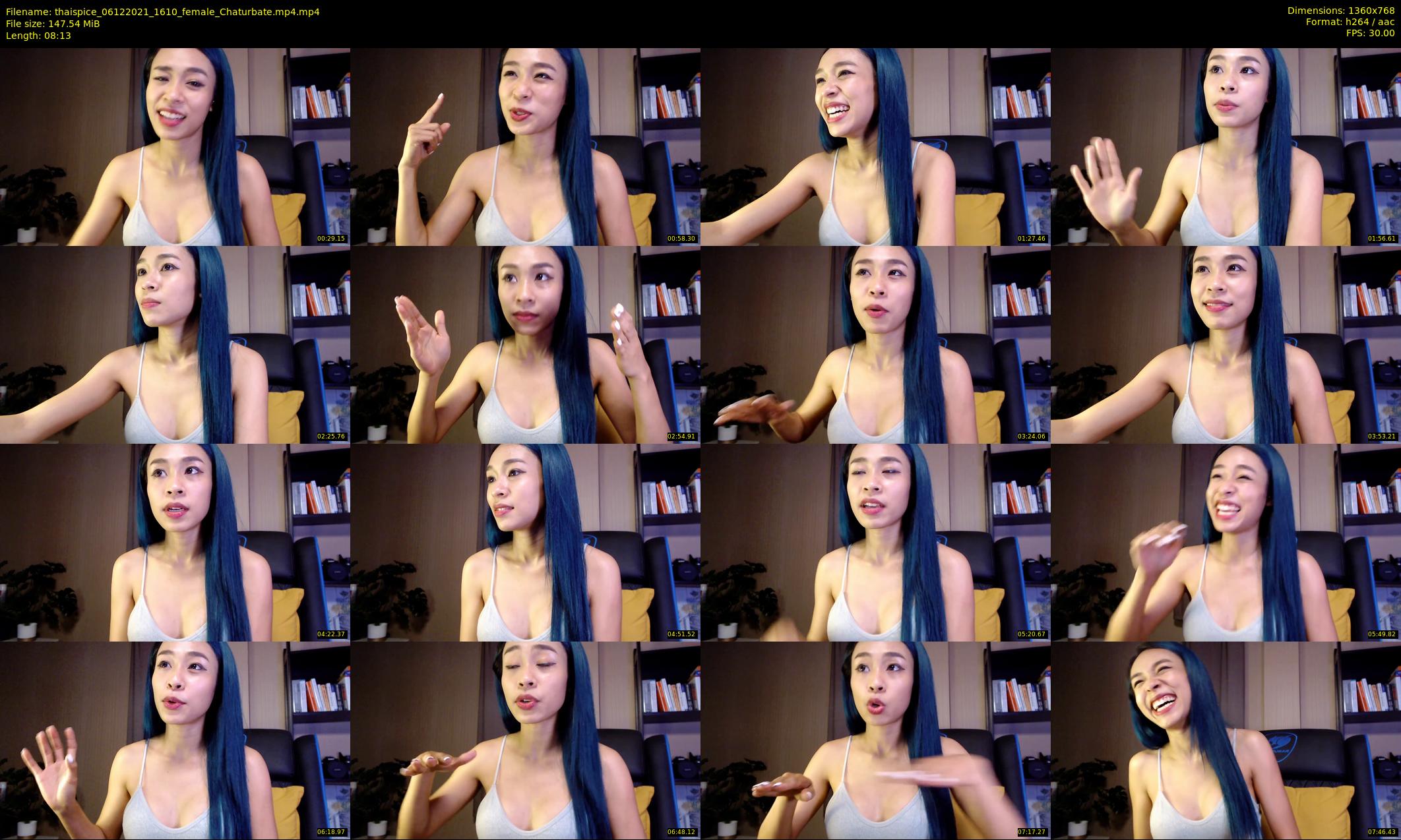 thaispice — 9 minute Chaturbate Female stripcam recording, 720p, Dec 6, 2021