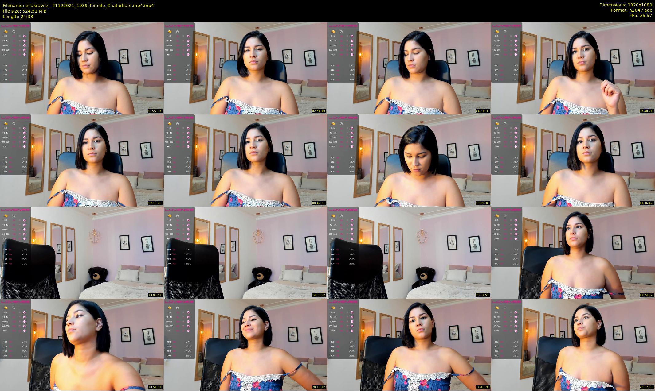 ellakravitz_ — 25 minute Chaturbate Female stripcam recording, 1080p, Dec 21, 2021