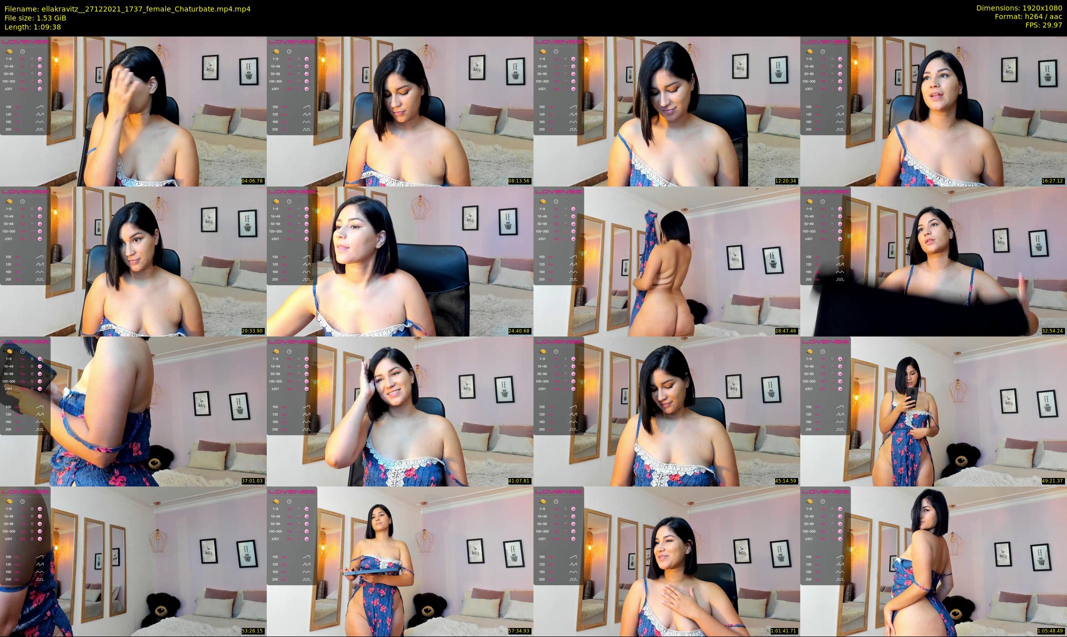 ellakravitz_ — 70 minute Chaturbate Female stripcam recording, 1080p, Dec 27, 2021