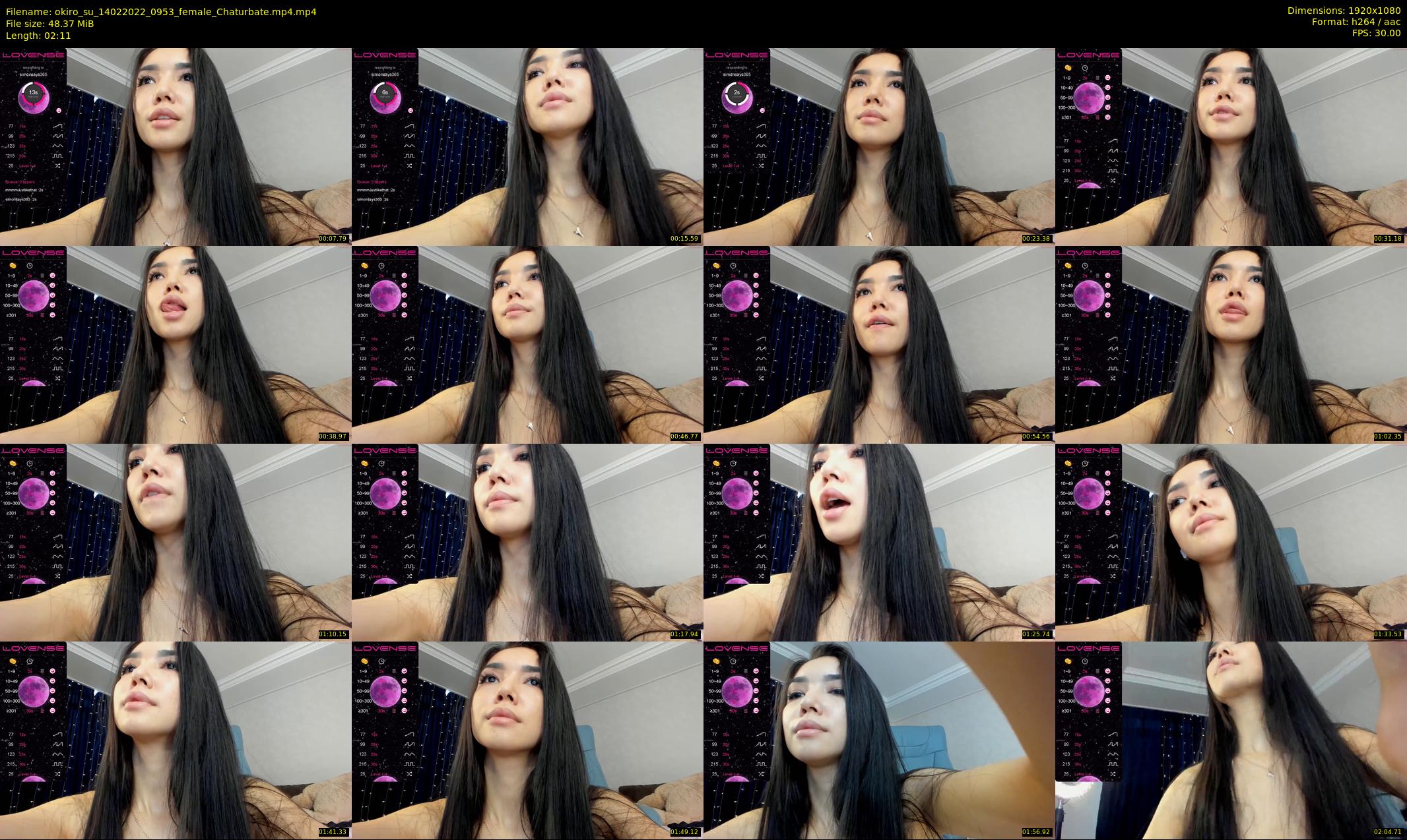 okiro_su — 3 minute Chaturbate Female stripcam recording, 1080p, Feb 14, 2022