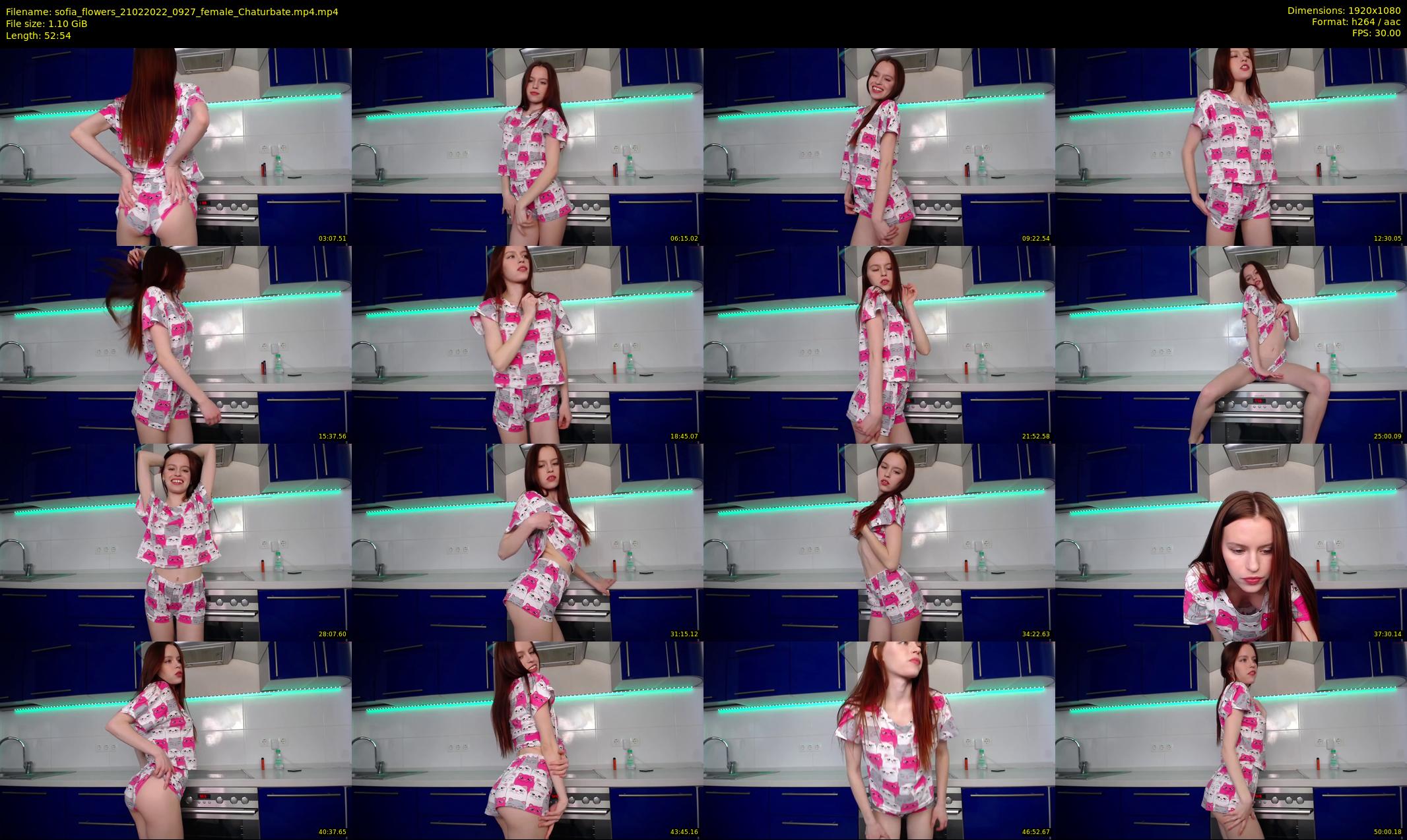 sofia_flowers — 53 minute Chaturbate Female stripcam recording, 1080p, Feb 21, 2022
