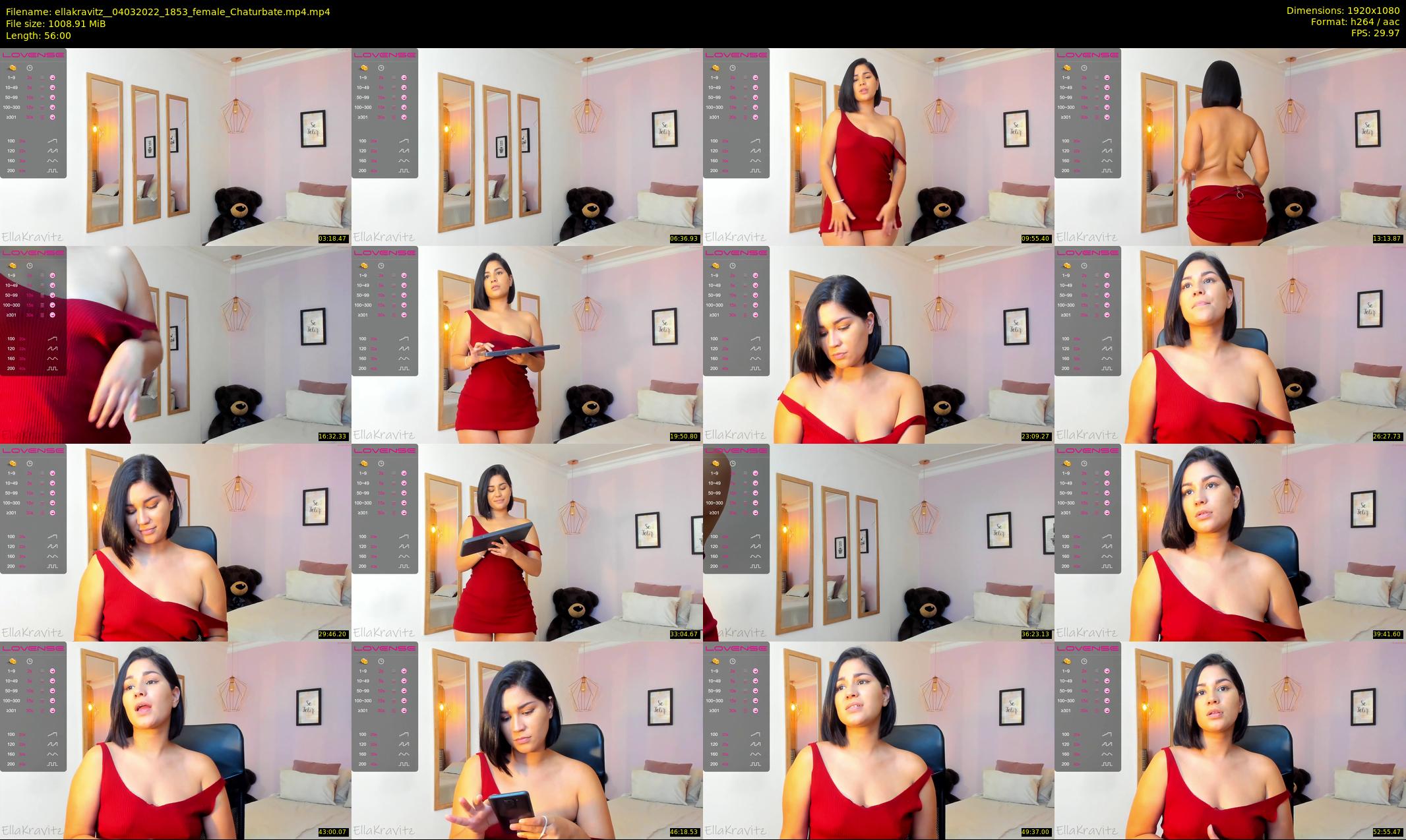 ellakravitz_ — 56 minute Chaturbate Female stripcam recording, 1080p, Mar 4, 2022