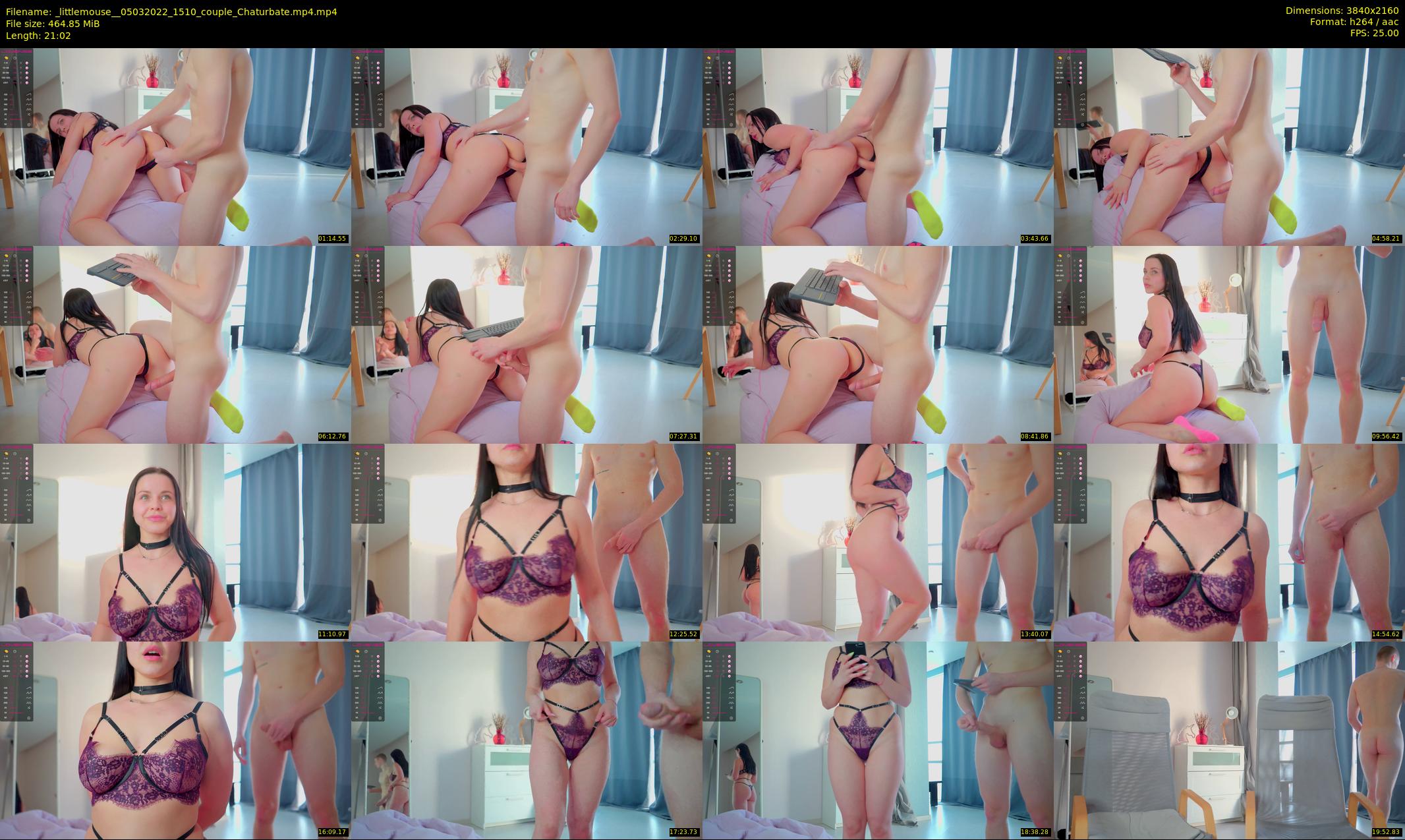 _littlemouse_ — 22 minute Chaturbate Couple stripcam recording, 4K, Mar 5, 2022
