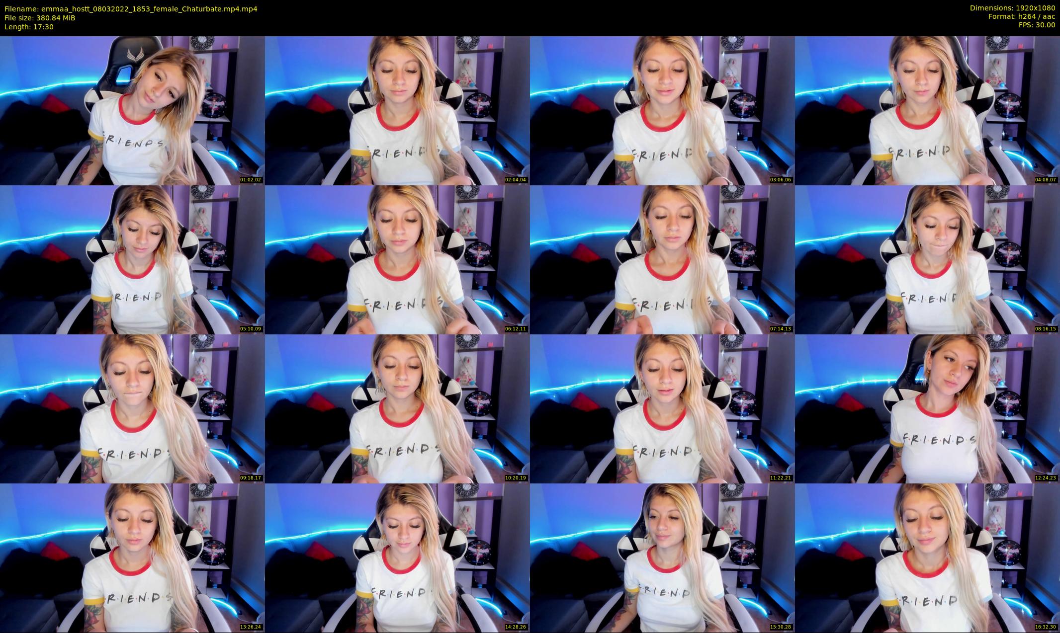 emmaa_hostt — 18 minute Chaturbate Female stripcam recording, 1080p, Mar 8, 2022