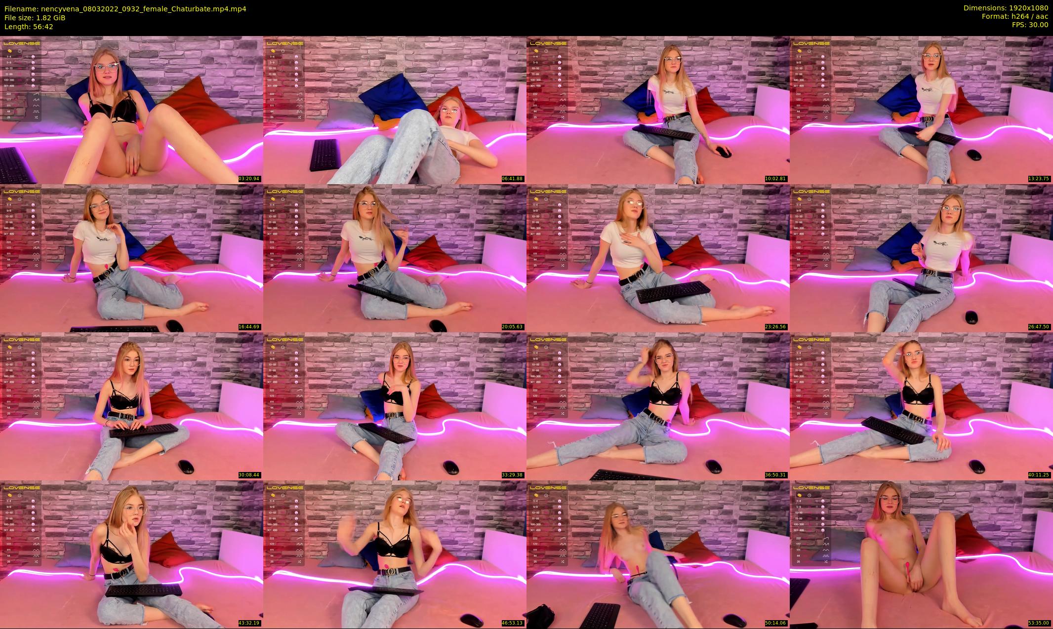 nencyvena — 57 minute Chaturbate Female stripcam recording, 1080p, Mar 8, 2022