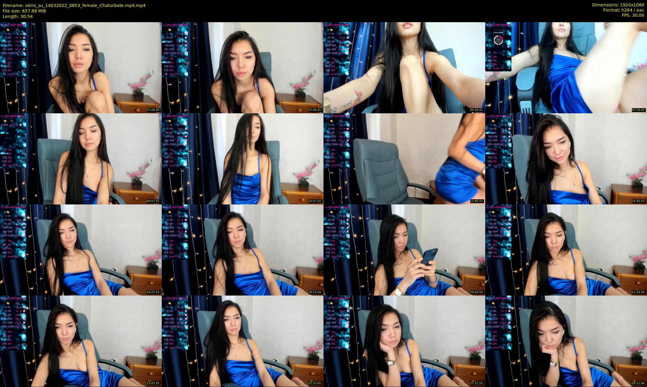 okiro_su — 31 minute Chaturbate Female stripcam recording, 1080p, Mar 14, 2022