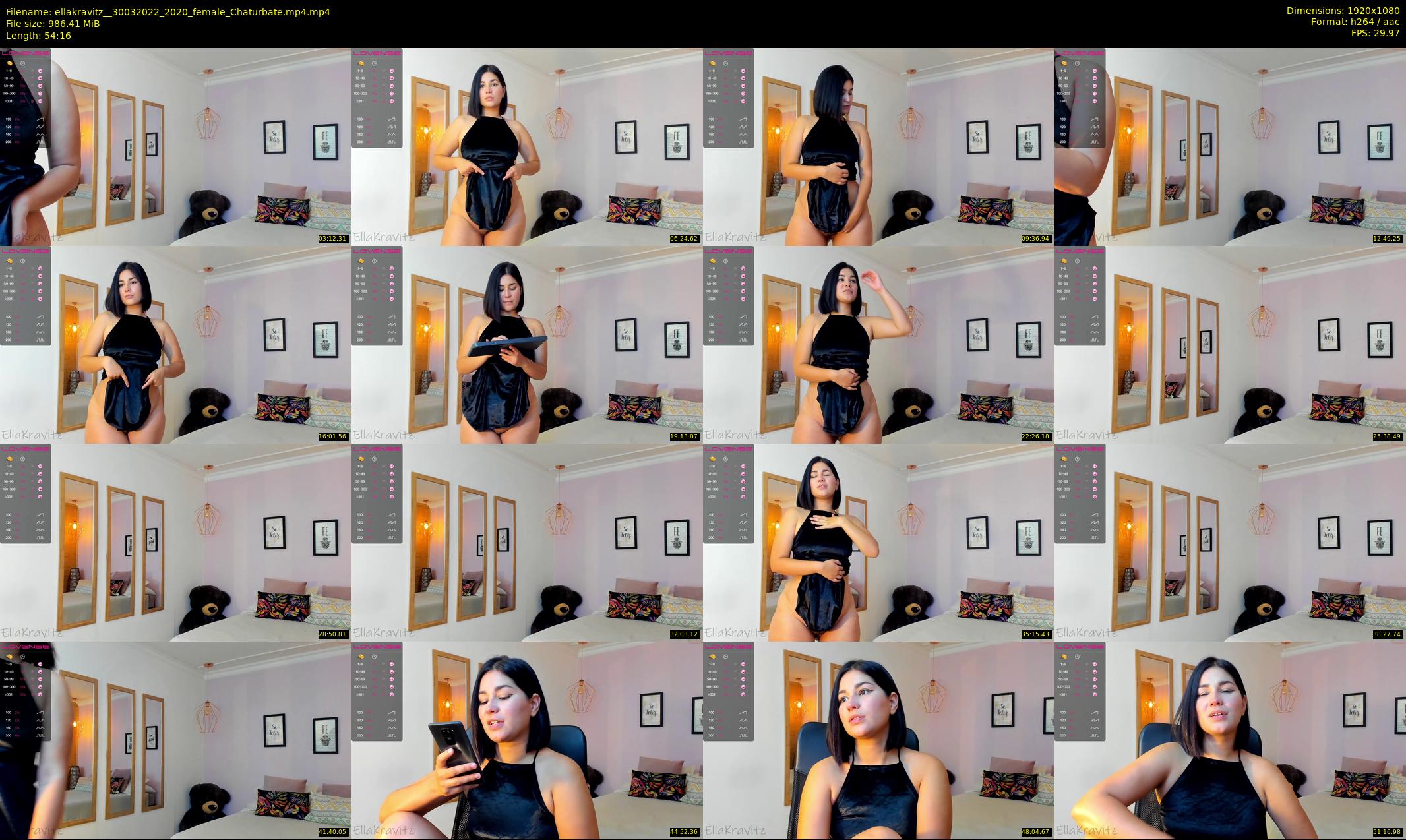 ellakravitz_ — 55 minute Chaturbate Female stripcam recording, 1080p, Mar 30, 2022