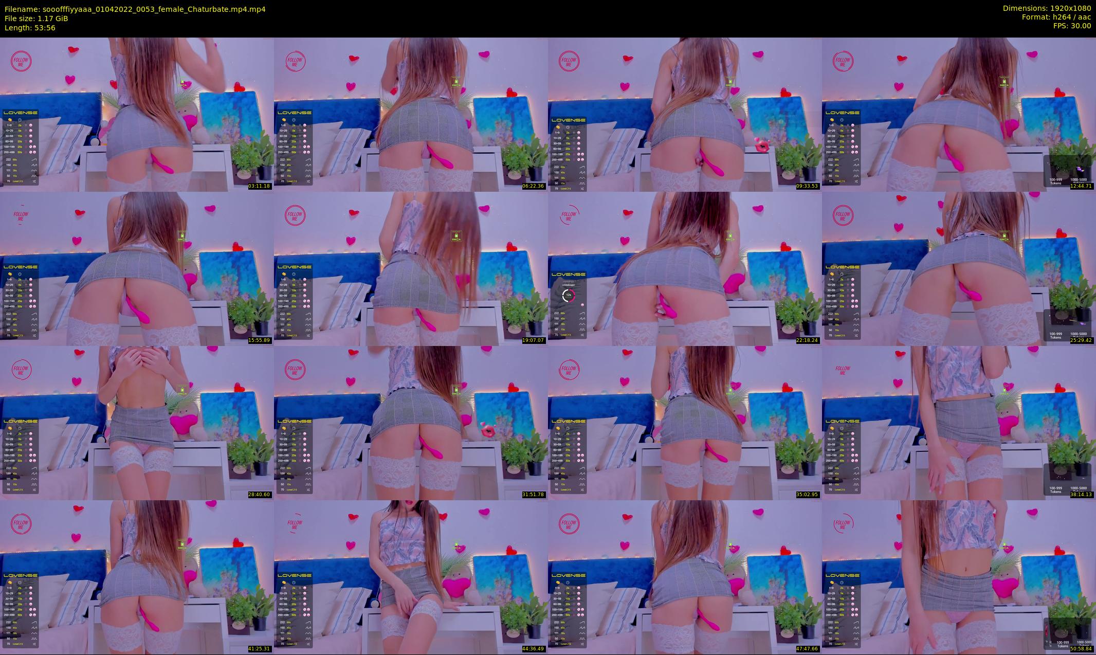 sooofffiyyaaa — 54 minute Chaturbate Female stripcam recording, 1080p, Apr 1, 2022