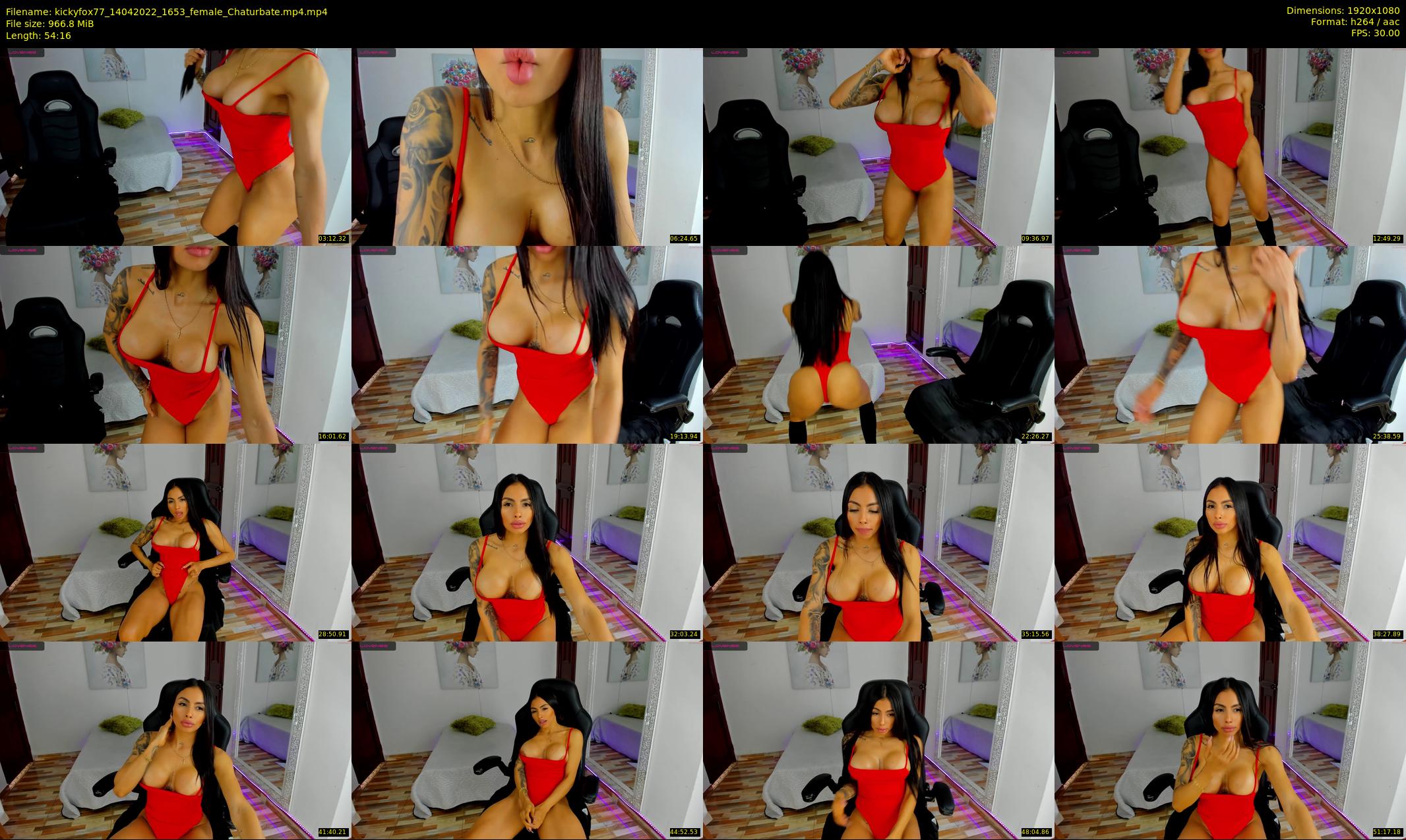 kickyfox77 — 55 minute Chaturbate Female stripcam recording, 1080p, Apr 14, 2022