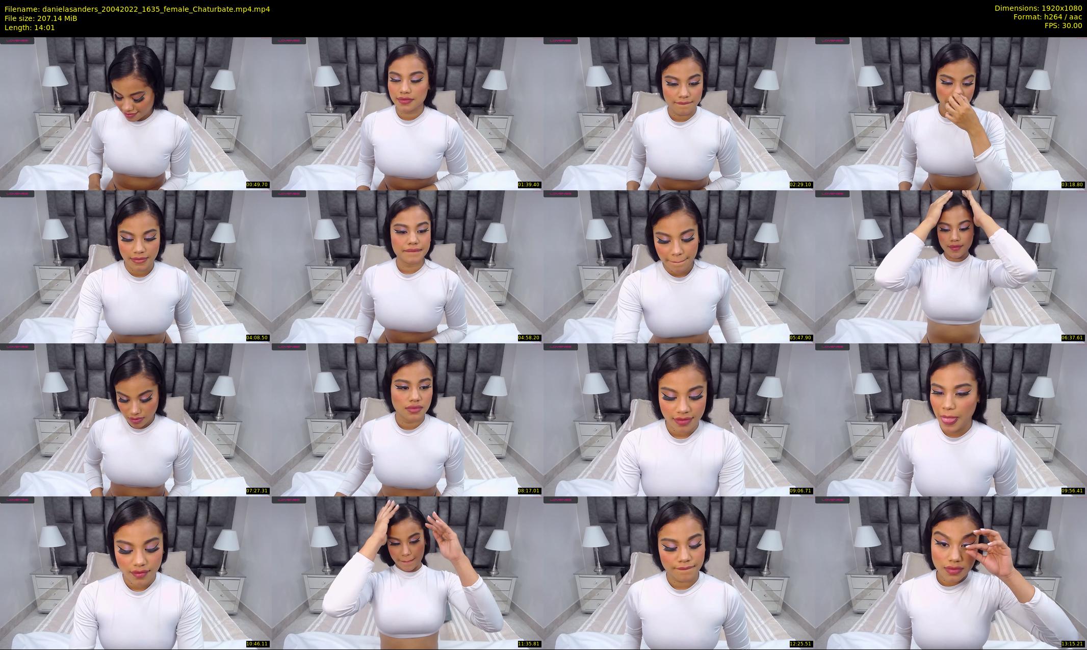 danielasanders — 15 minute Chaturbate Female stripcam recording, 1080p, Apr 20, 2022
